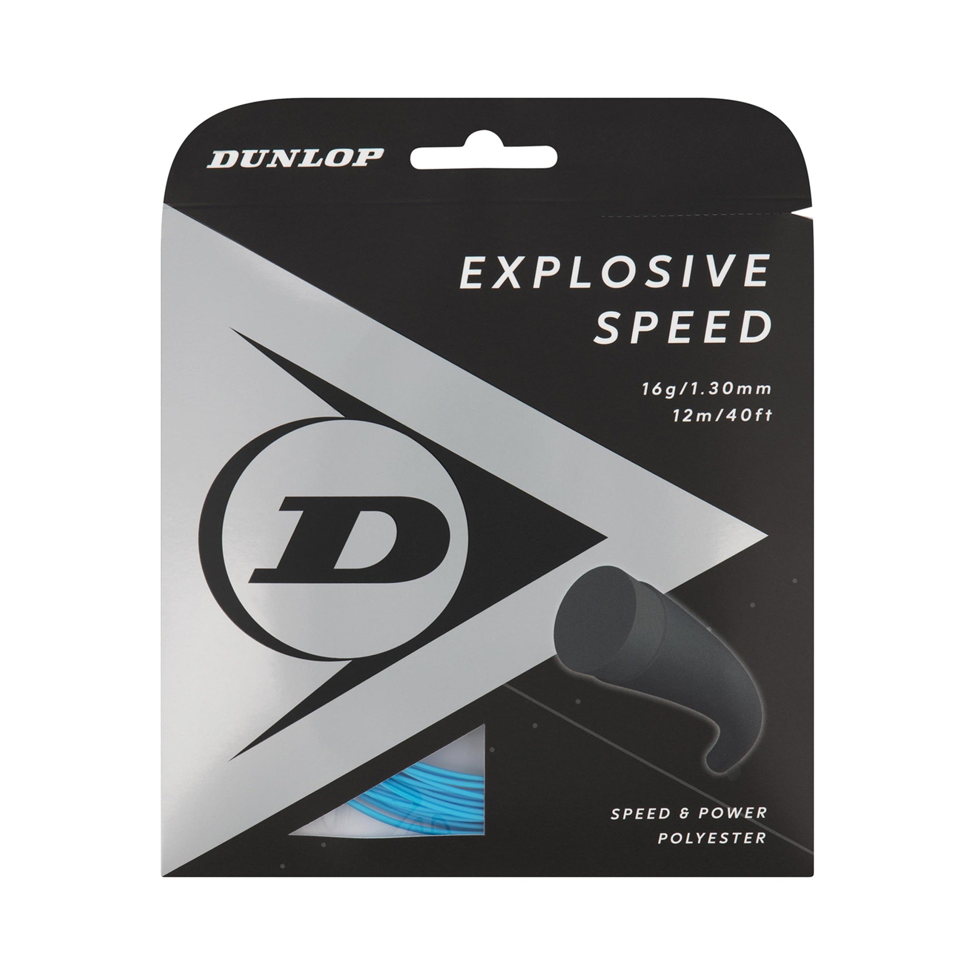 Dunlop Explosive Speed Zestaw naciągów 12m - niebieski