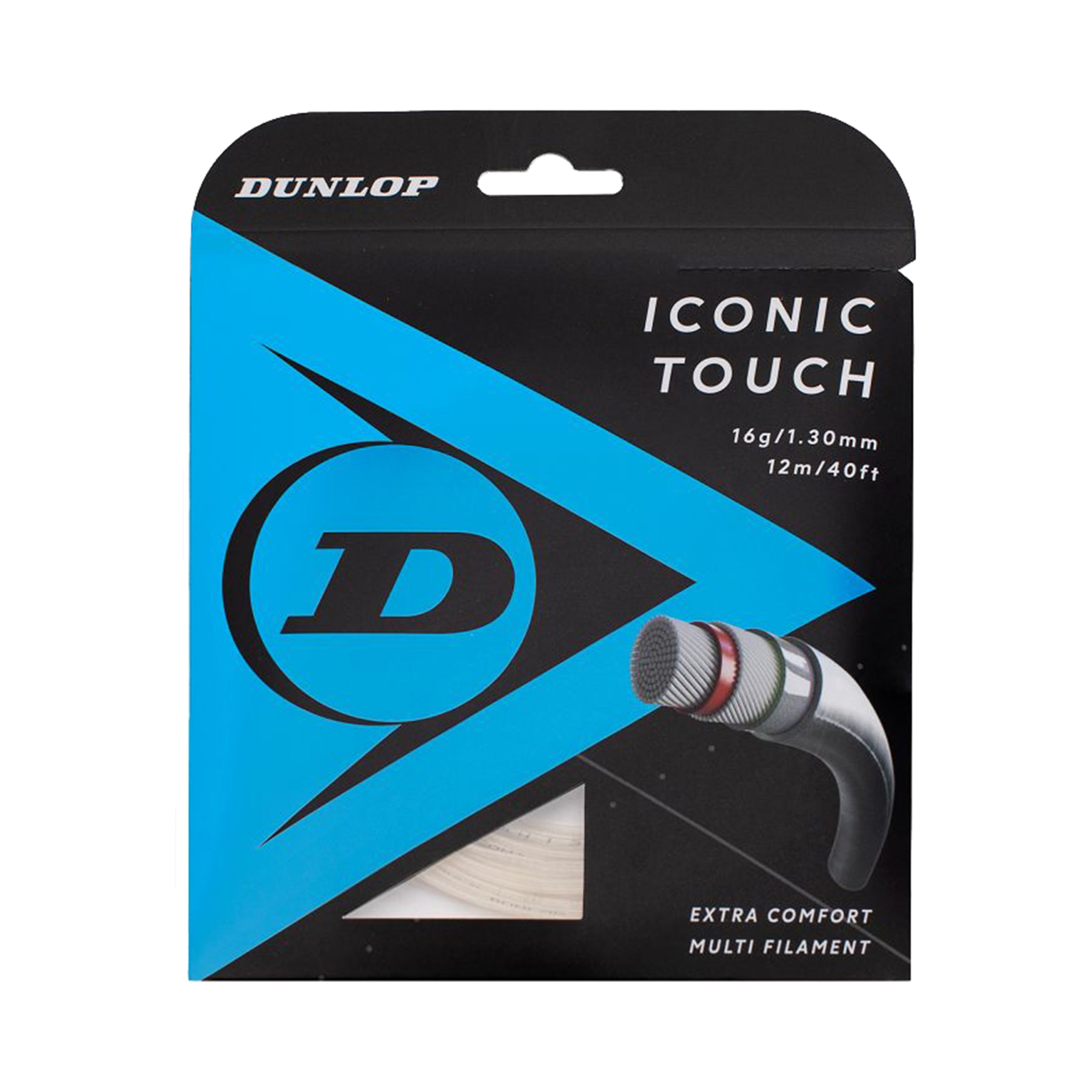 Dunlop Iconic Touch Zestaw naciągów 12m - nude