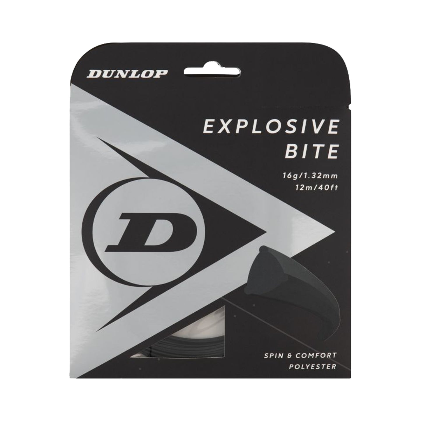 Dunlop Explosive Bite Zestaw naciągów 12m - czarny