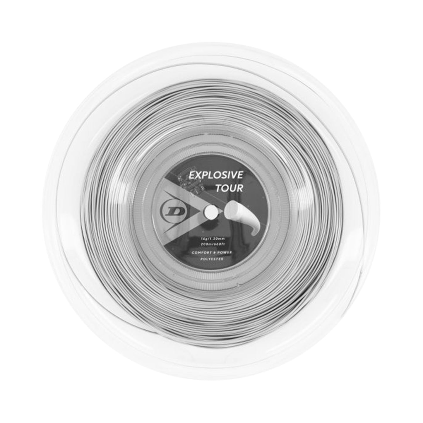 Dunlop Explosive Tour Szpula Do Naciągów 200m-Srebrny
