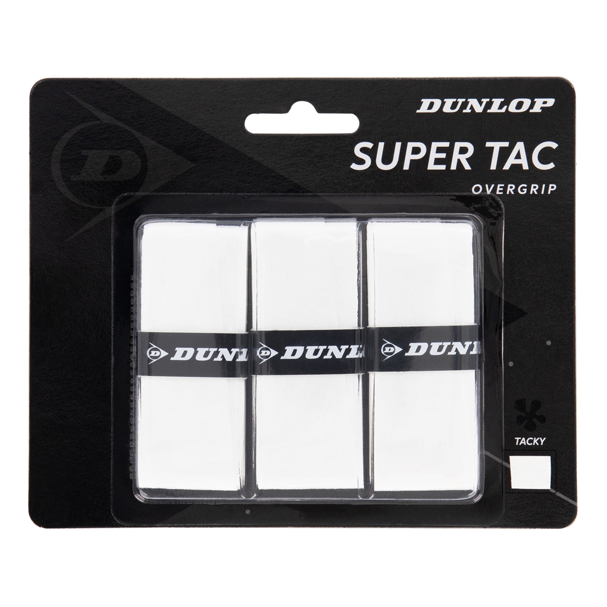 Dunlop Super Tac Opakowanie 3 Szt.-Biały