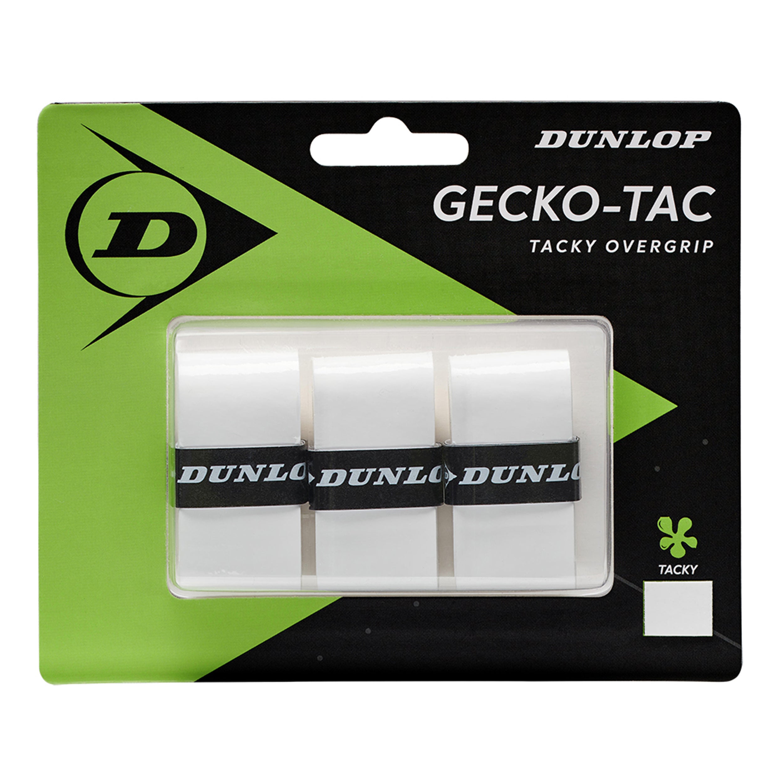 Dunlop Gecko-Tac Opakowanie 3 Szt.-Biały