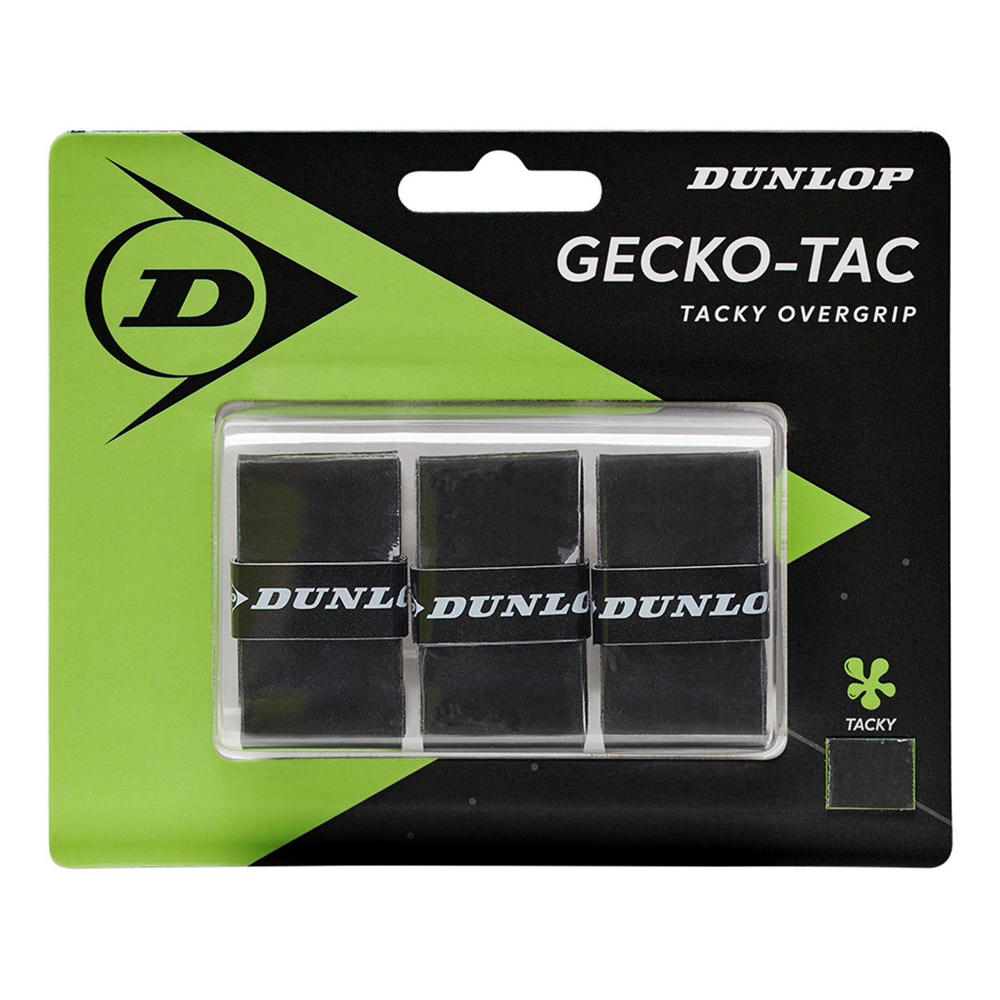 Dunlop Gecko-Tac Opakowanie 3 Szt.-Czarny