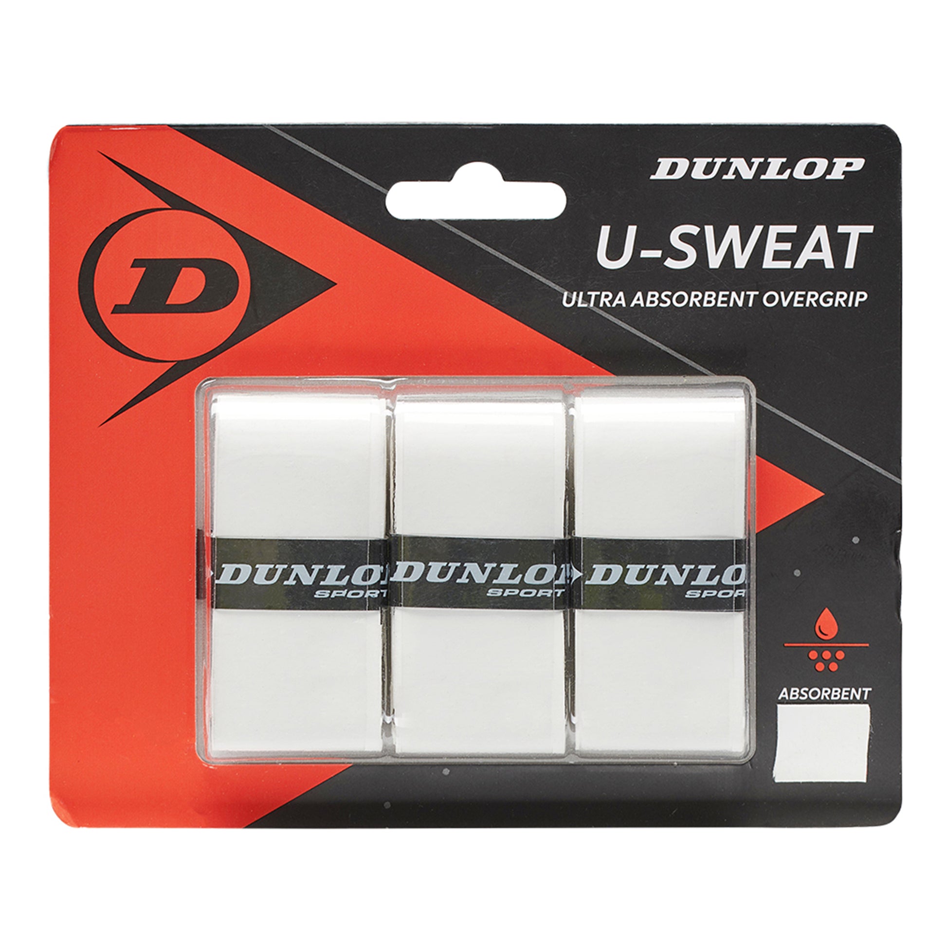 Dunlop U-Sweat Opakowanie 3 Szt.-Biały