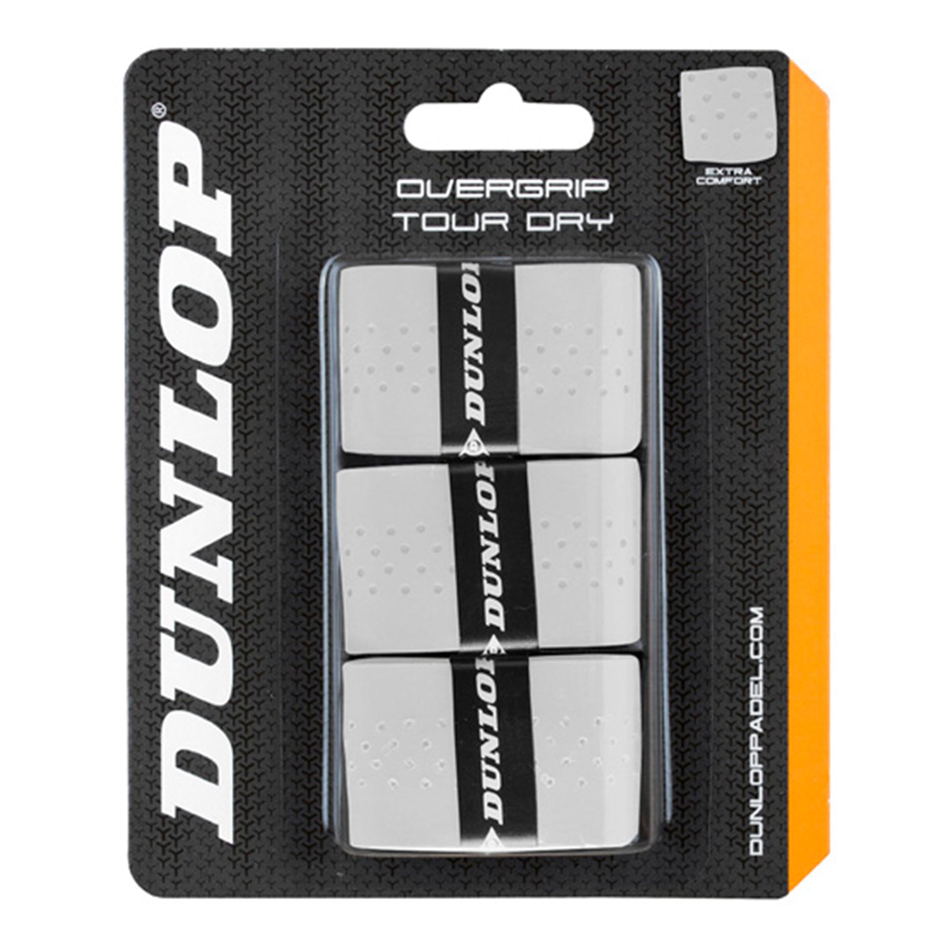 Dunlop Tour Dry Opakowanie 3 szt.-biały