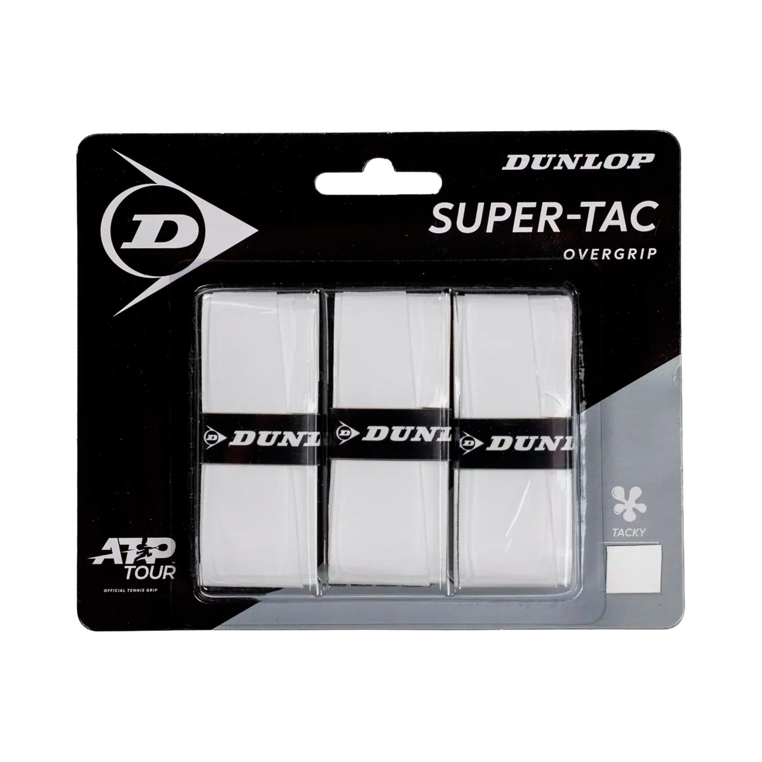Dunlop Super Tac Opakowanie 3 szt. - biały