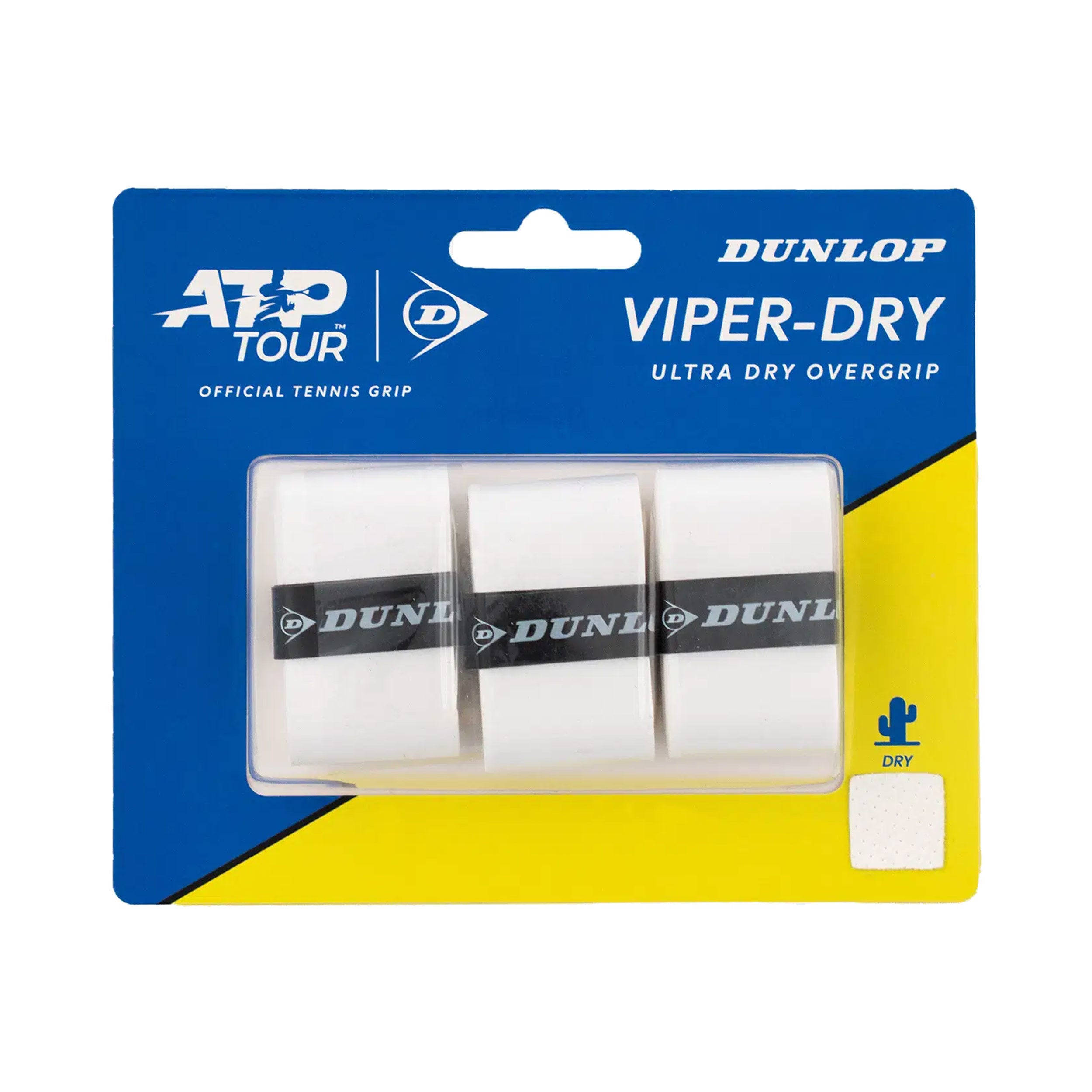 Dunlop Viperdry Opakowanie 3 szt. - biały
