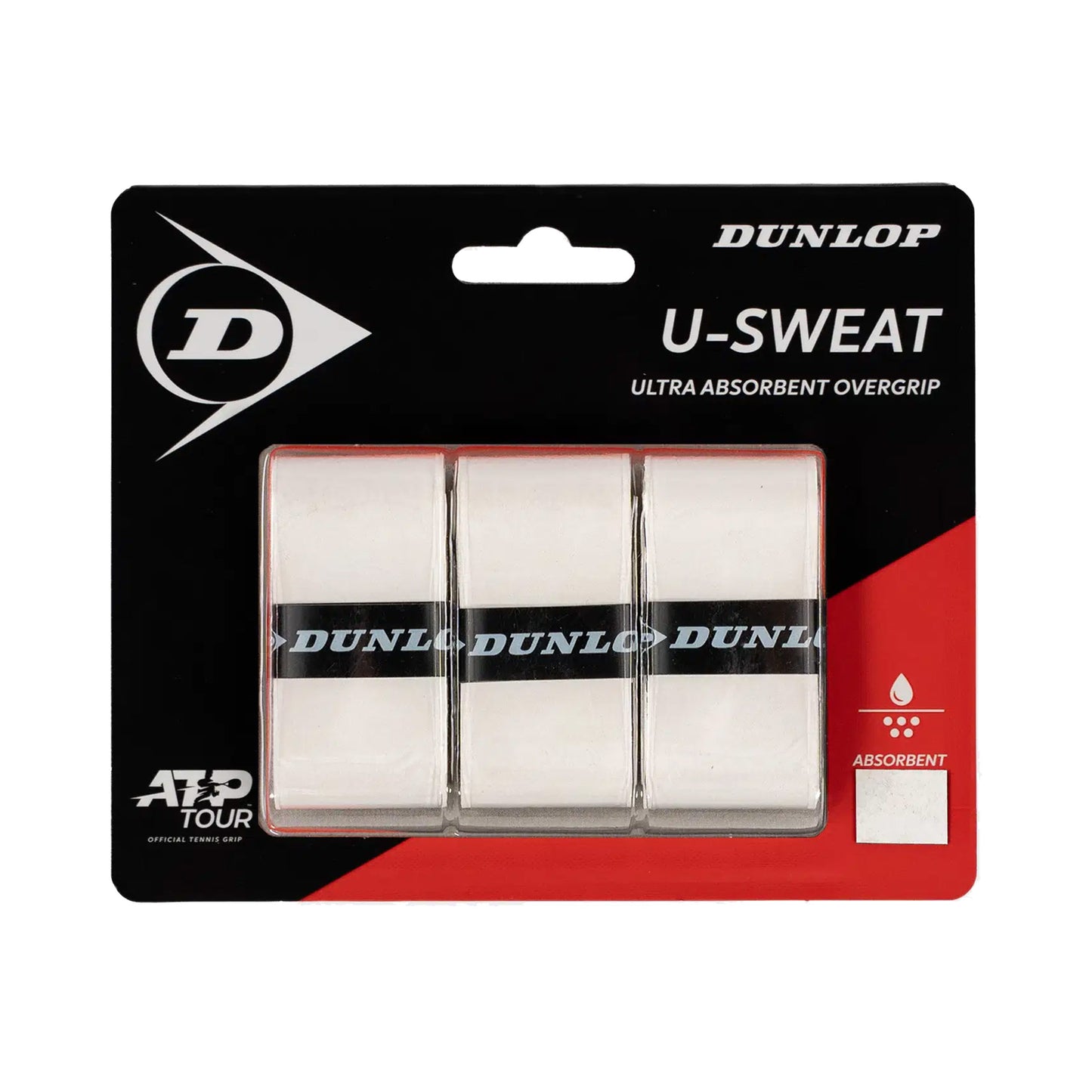 Dunlop U-Sweat  Opakowanie 3 szt. - biały