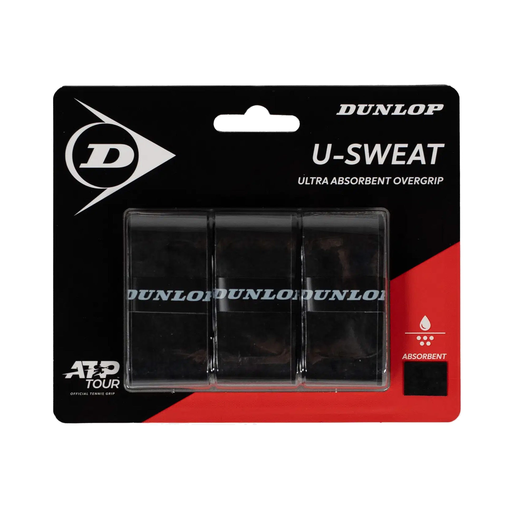 Dunlop U-Sweat Opakowanie 3 szt. - czarny
