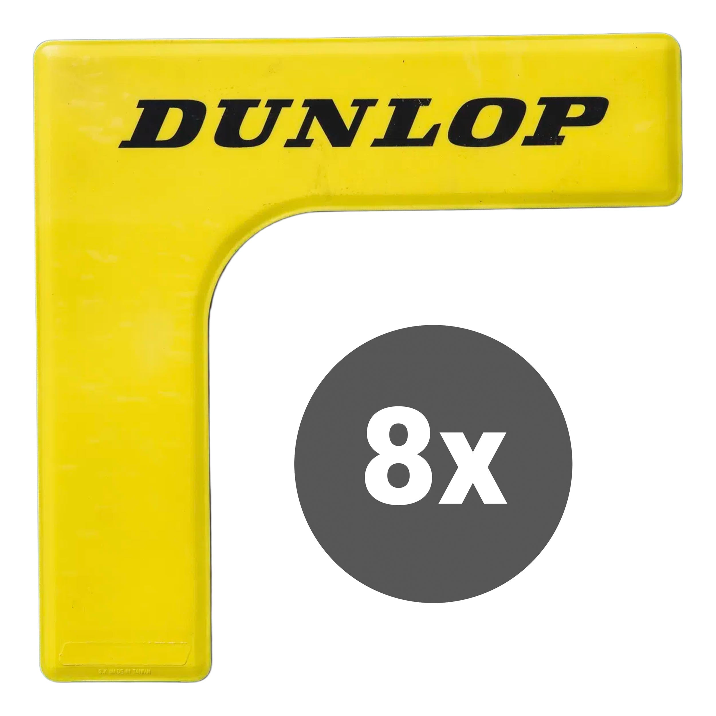 Dunlop Narożne Oznaczanie Opakowanie 8 Szt.-Żółty