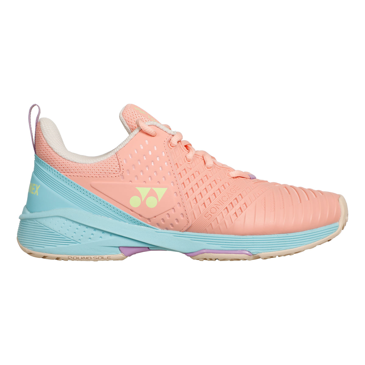 Yonex Sonicage 3 buty do tenisa ziemnego Kobiety - koral, turkus