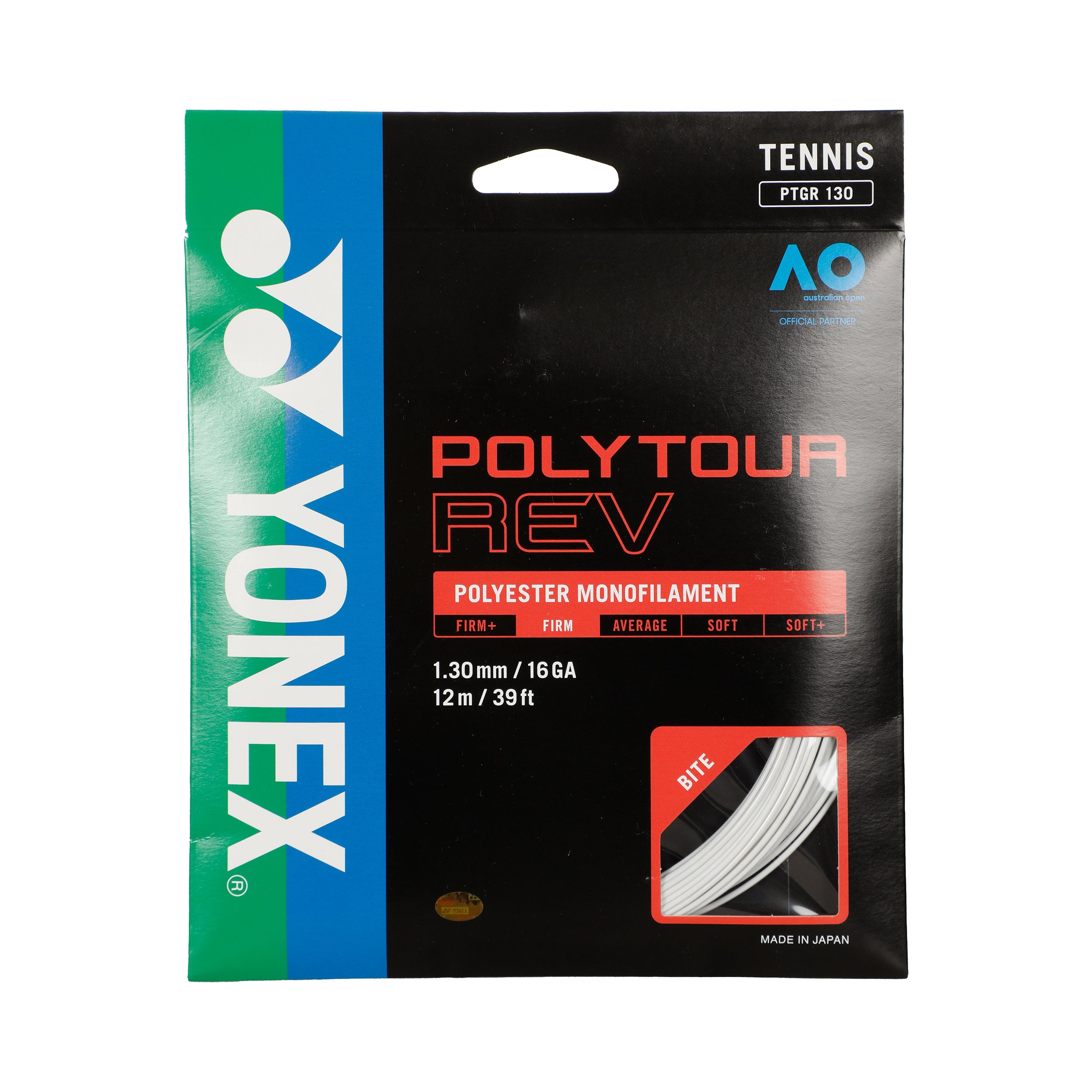 Yonex Poly Tour Rev Zestaw Naciągów 12m-Biały