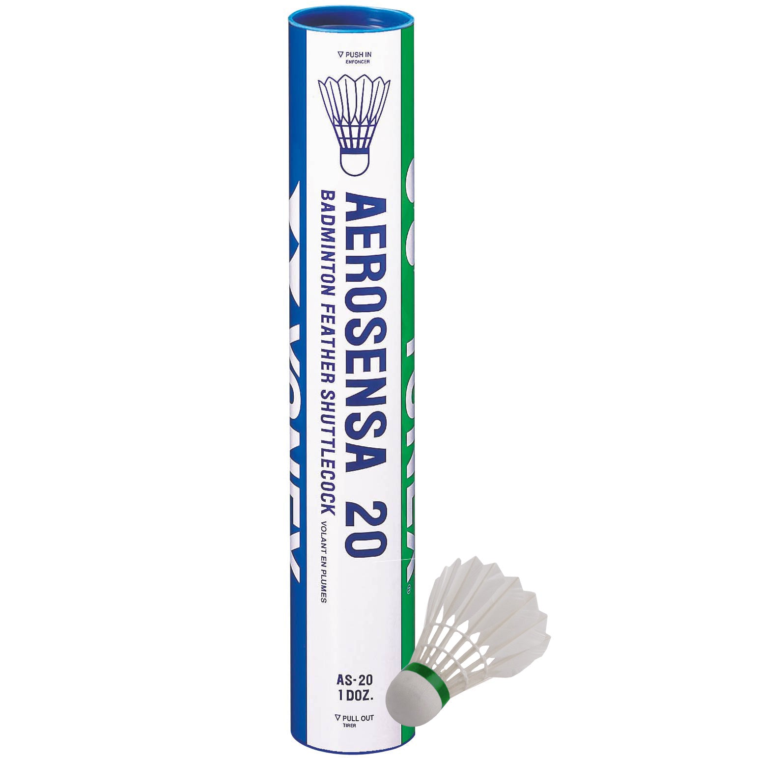 Yonex Aerosensa 20 Opakowanie 12 szt. ŚREDNIA