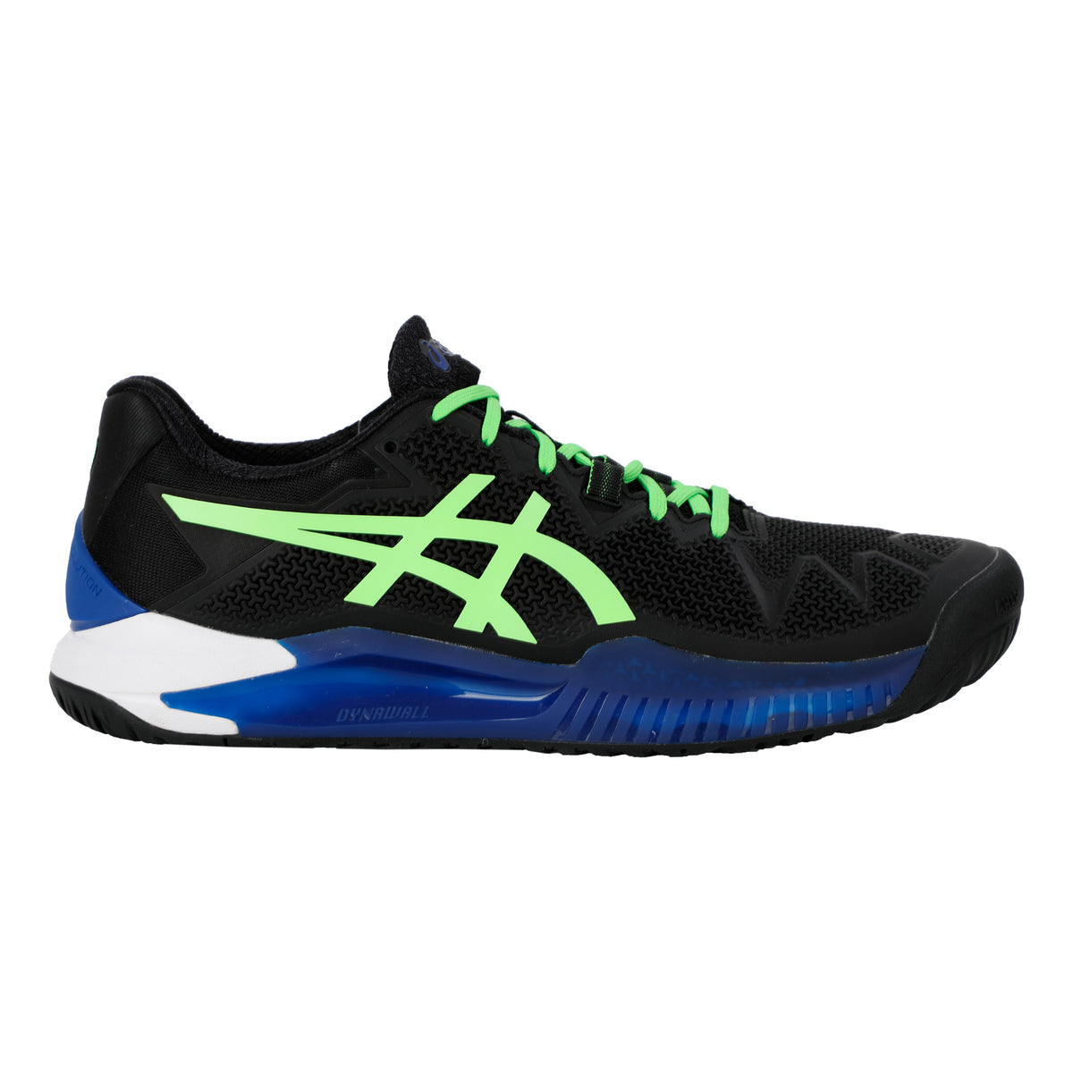 ASICS Gel-Resolution 8 buty do tenisa ziemnego Mężczyźni - czarny, neonowy zielony