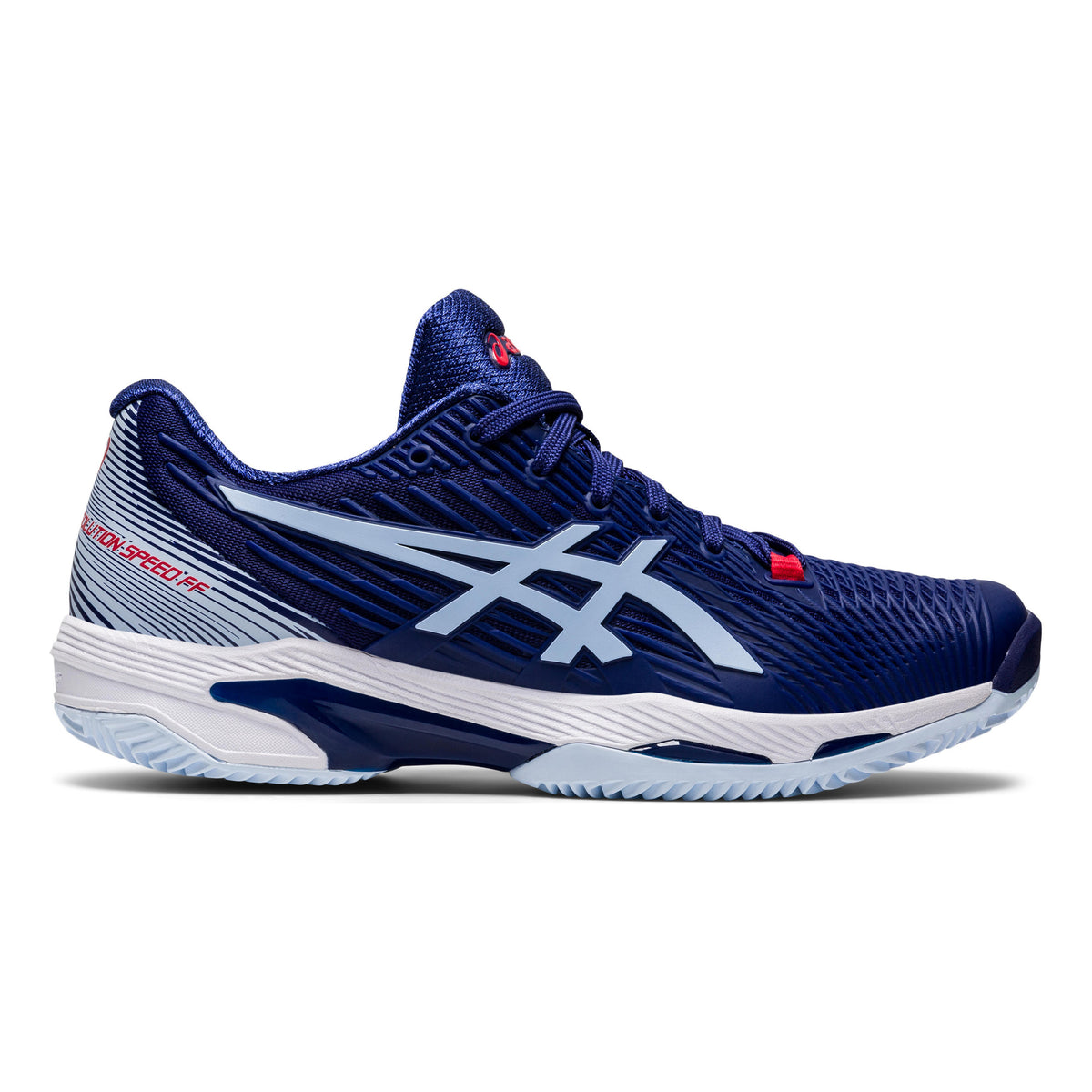 ASICS Solution Speed FF 2 buty do tenisa ziemnego Kobiety - ciemnoniebieski, jasnoniebieski