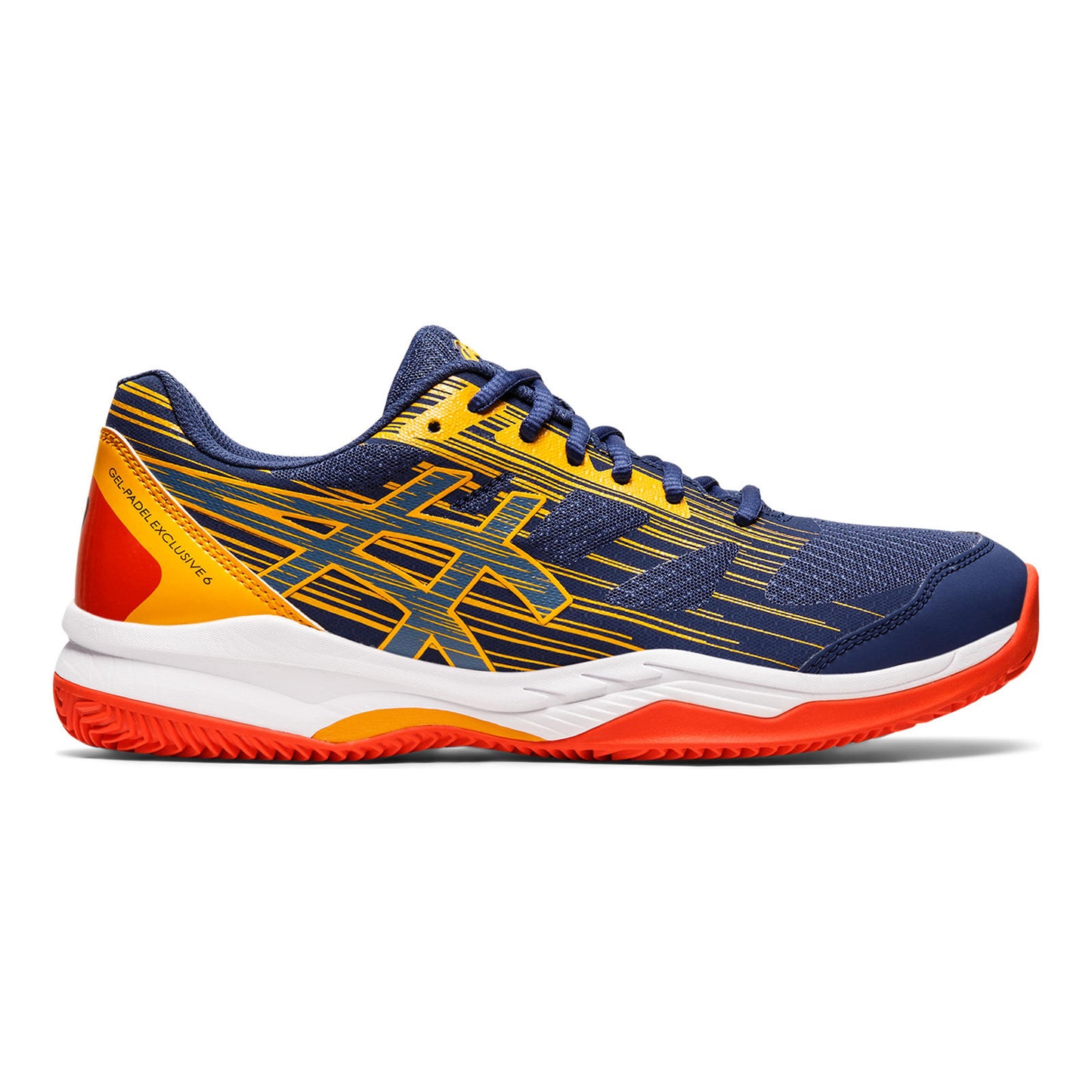 ASICS Gel-Padel Exclusive 6 PADL But do padla Mężczyźni - ciemnoniebieski, żółty