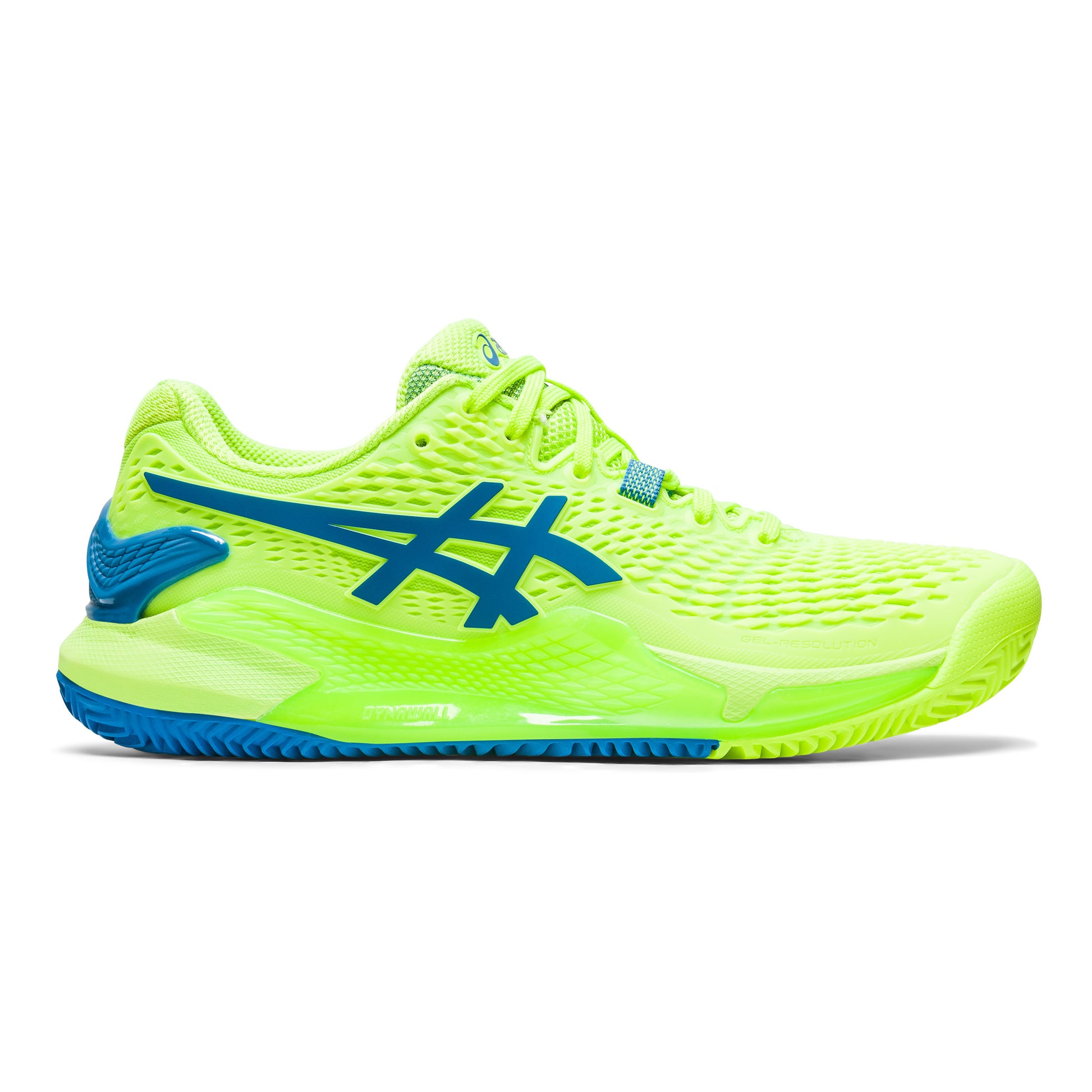 ASICS Gel-Resolution 9 buty do tenisa ziemnego Kobiety - neonowy zielony, niebieski