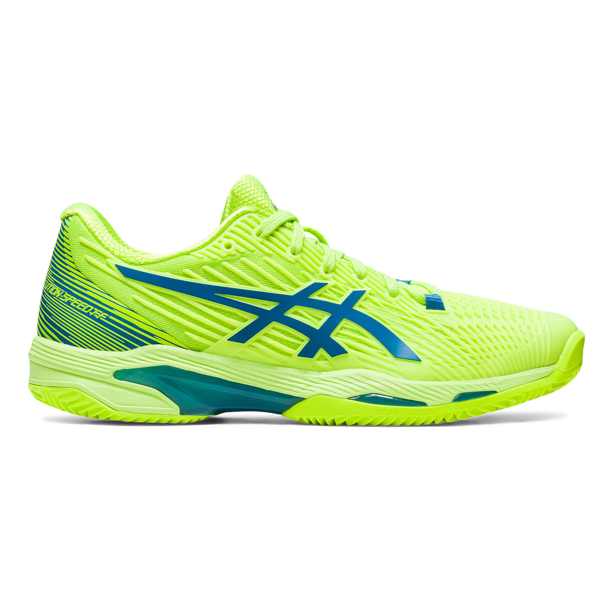 ASICS Solution Speed FF 2 buty do tenisa ziemnego Kobiety - neonowy zielony, niebieski