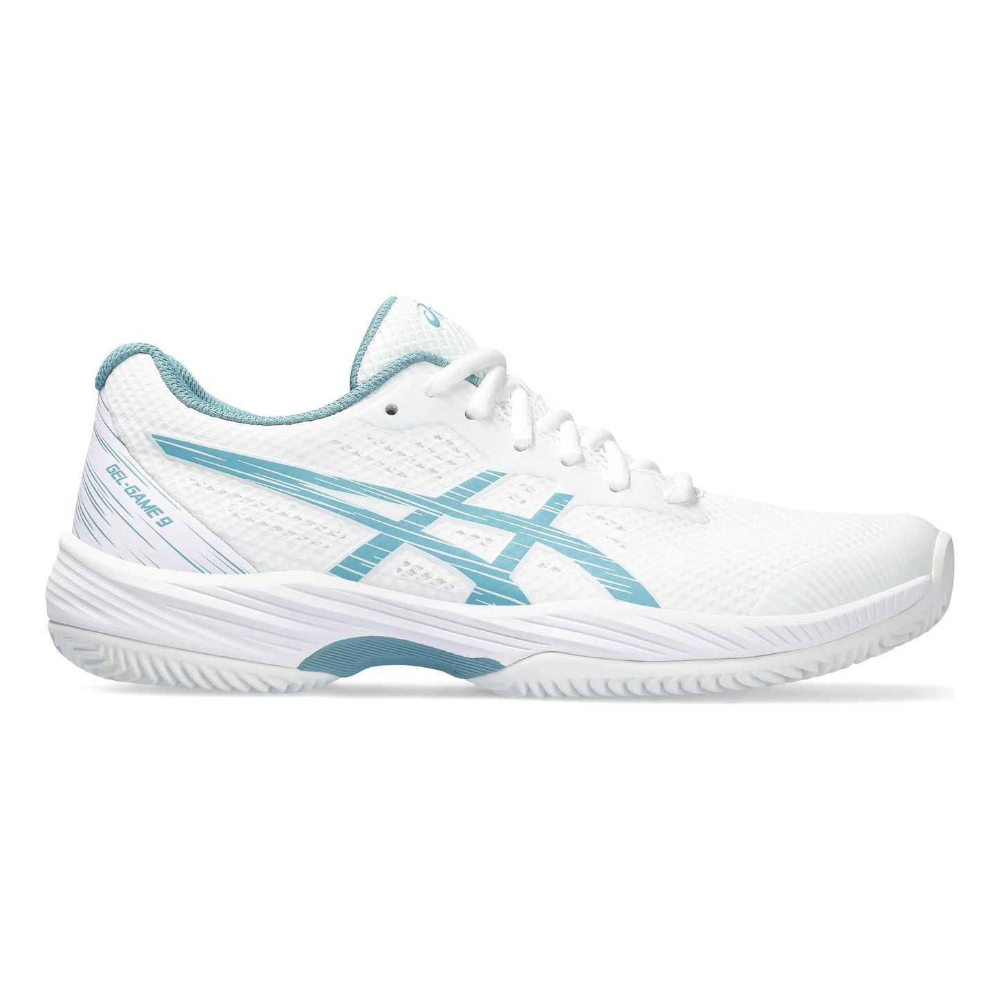ASICS Gel-Game 9 buty do tenisa ziemnego Kobiety - biały, petrolowy