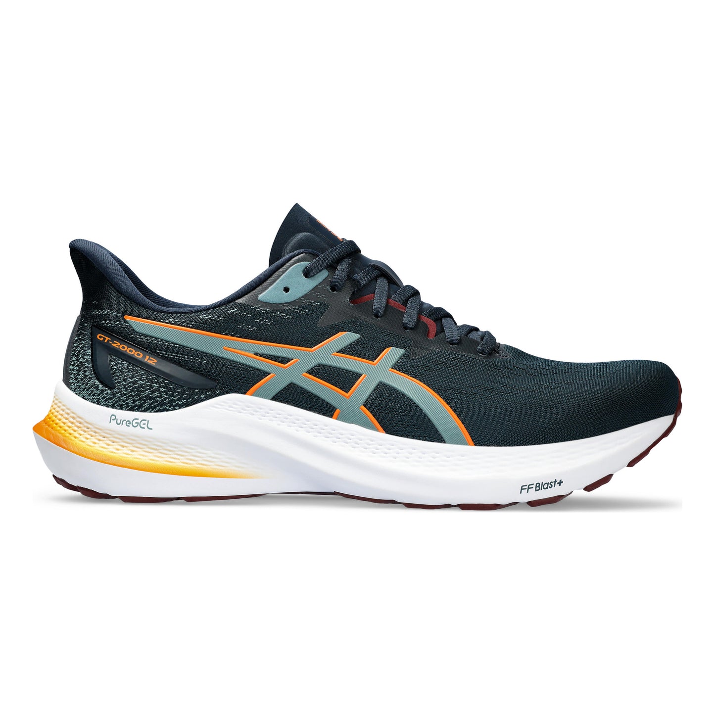 ASICS GT-2000 12 But stabilizujący Mężczyźni - petrol, pomarańczowy