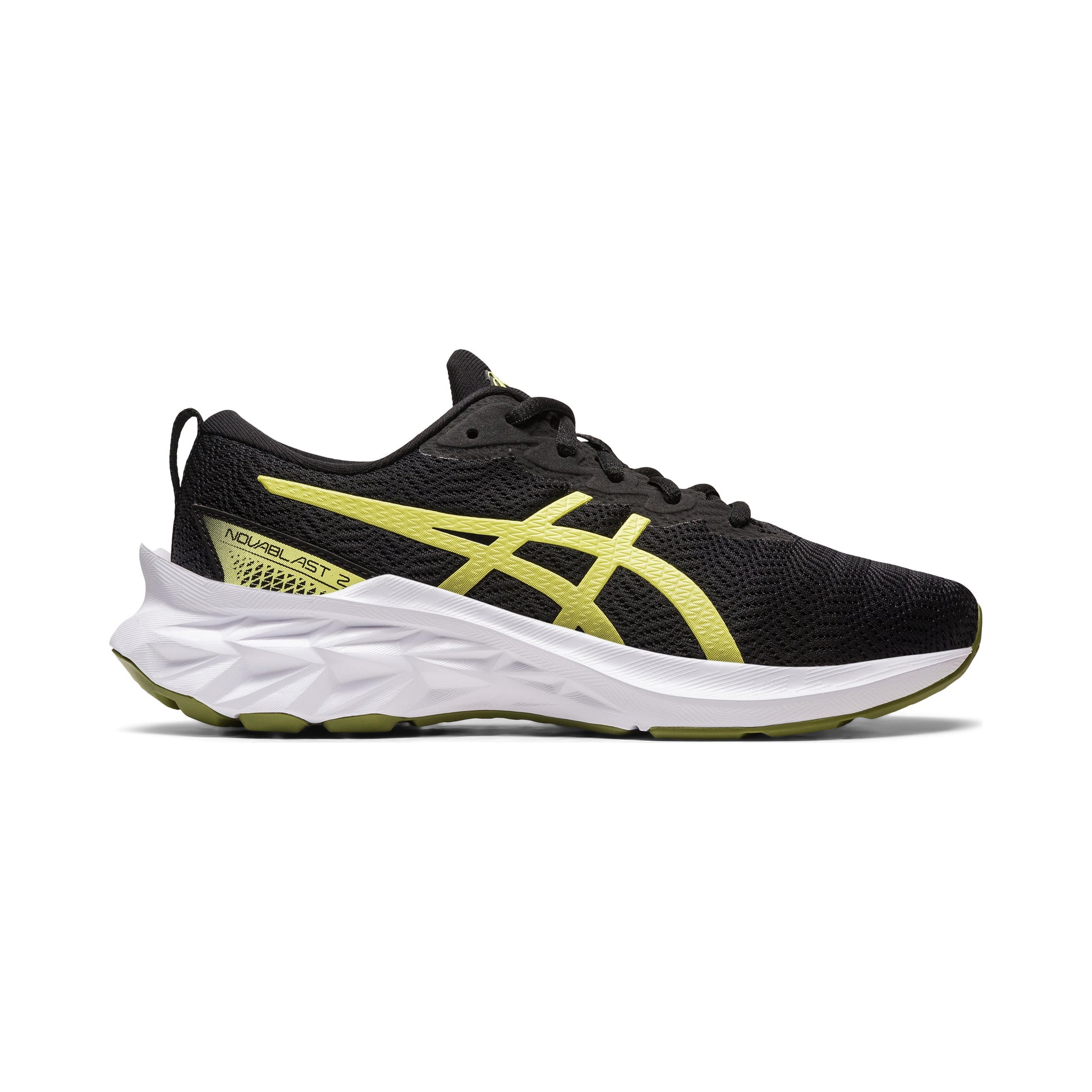 ASICS Novablast 2 GS But neutralny Dzieci - czarny, neonowy żółty