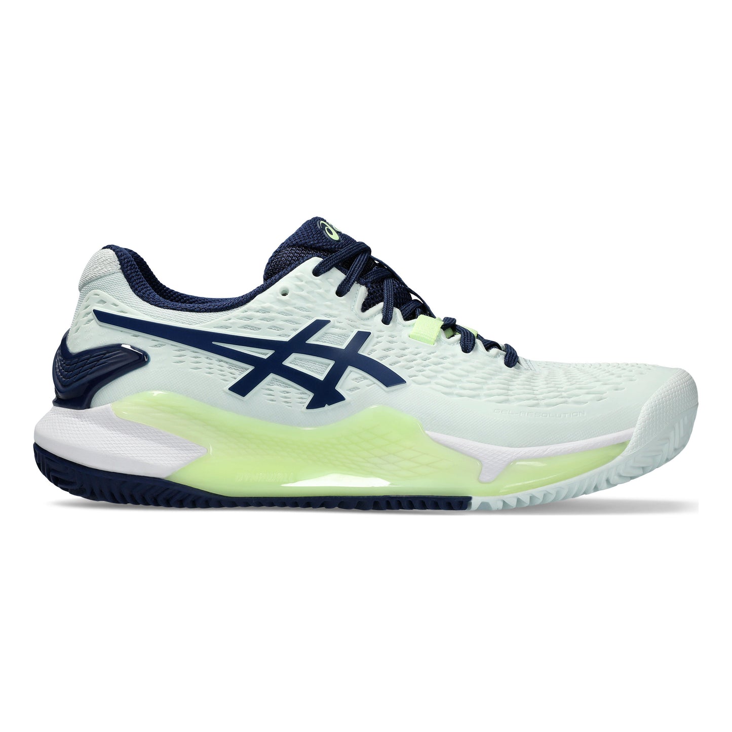 ASICS Gel-Resolution 9 buty do tenisa ziemnego Kobiety - miętowy, ciemnoniebieski