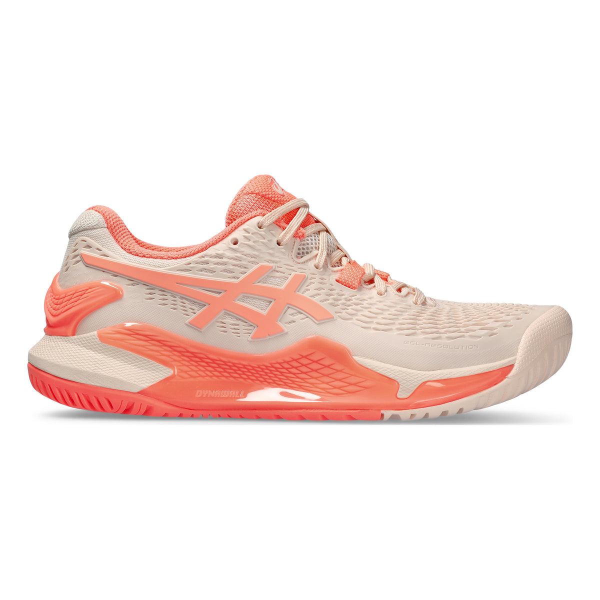 ASICS Gel-Resolution 9 buty do tenisa allcourt Kobiety - morela, koral