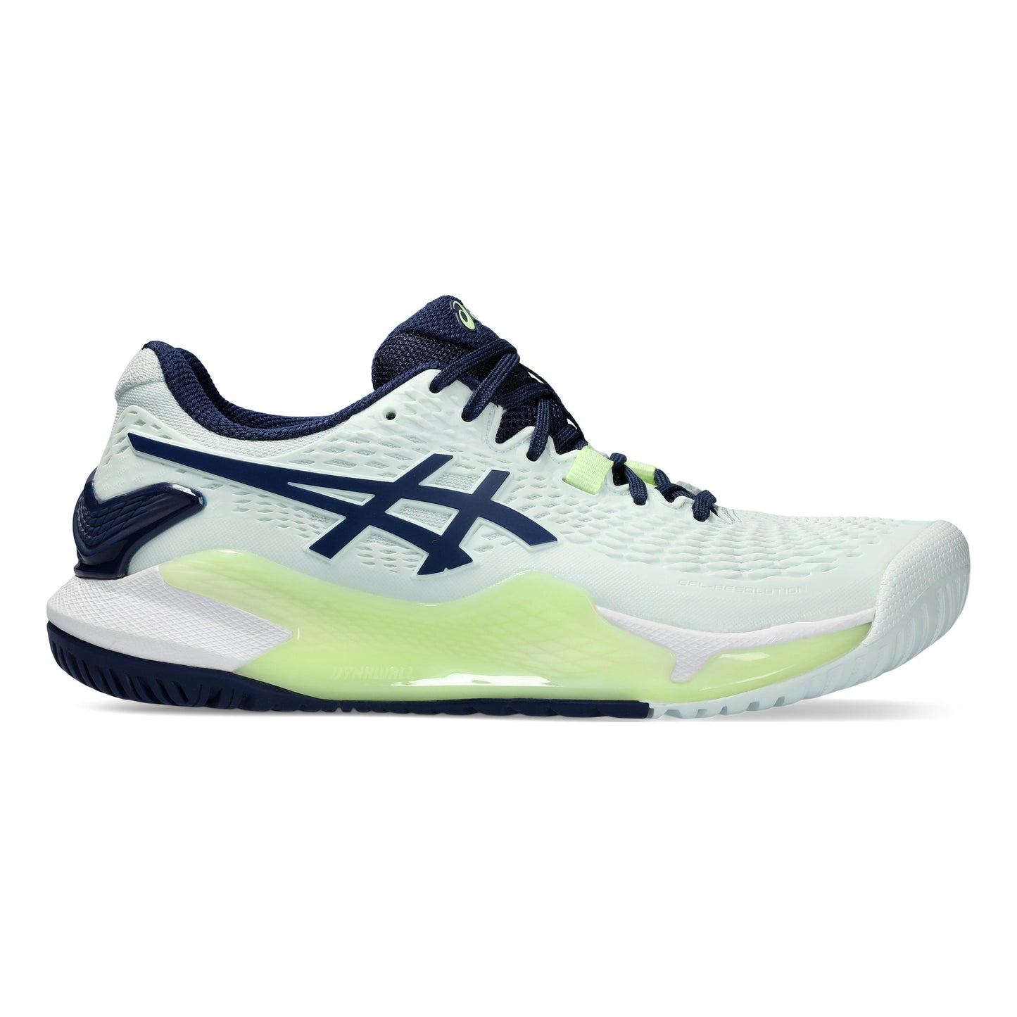 ASICS Gel-Resolution 9 buty do tenisa allcourt Kobiety - miętowy, ciemnoniebieski