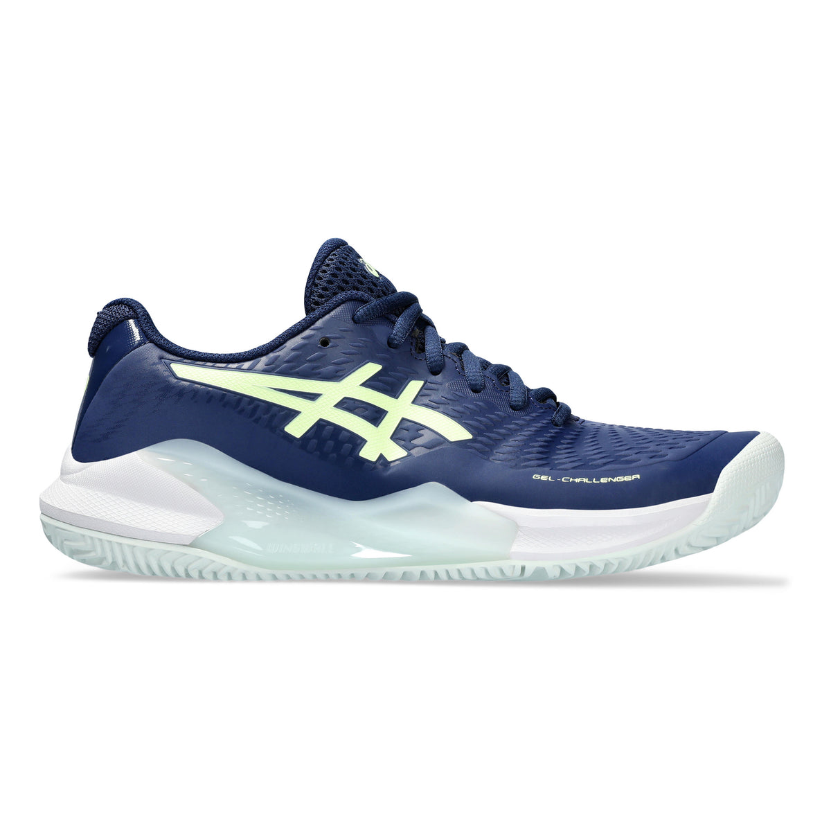 ASICS Gel-Challenger 14 buty do tenisa ziemnego Kobiety - ciemnoniebieski, neonowy żółty