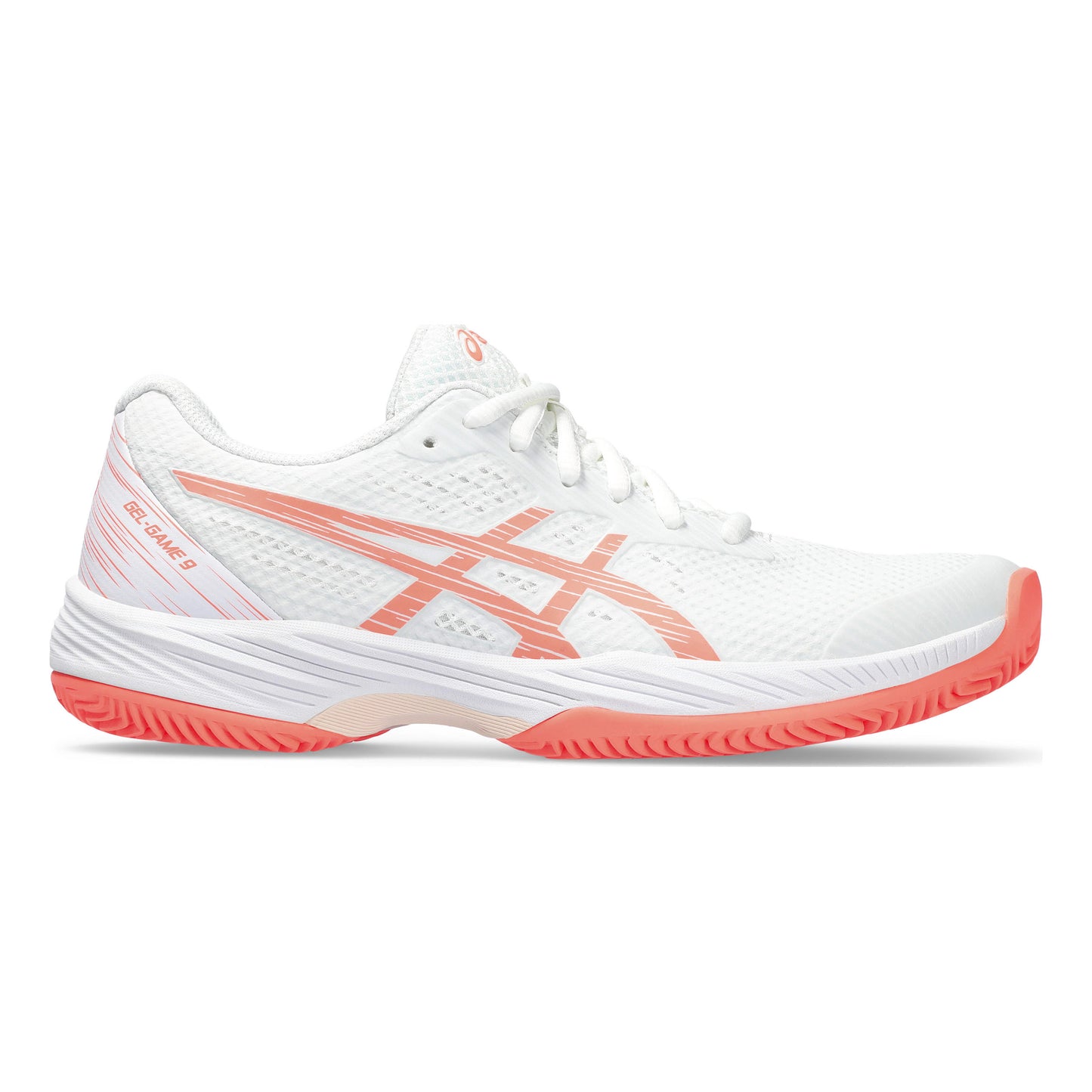ASICS Gel-Game 9 buty do tenisa ziemnego Kobiety - biały, koral