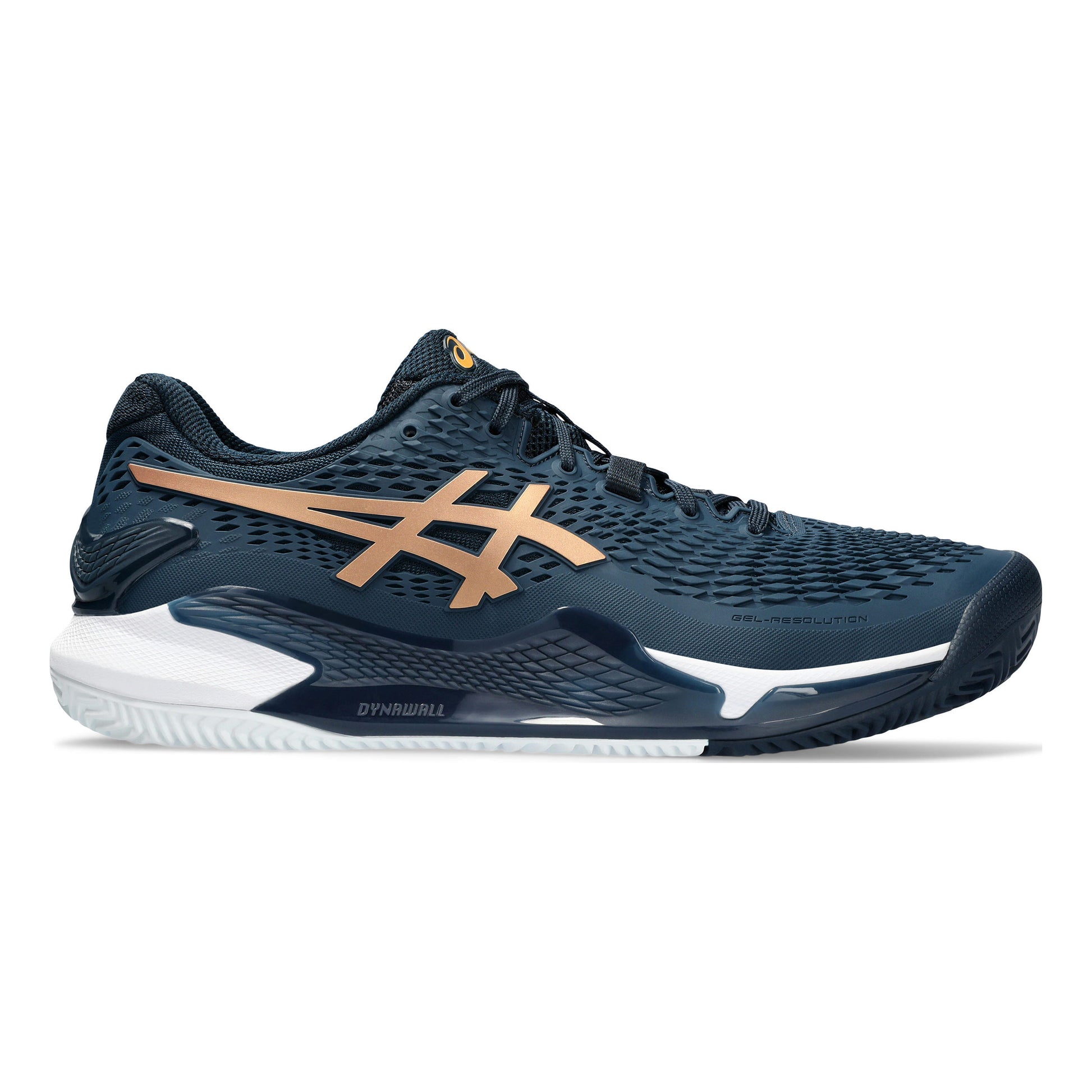ASICS Gel-Resolution 9 buty do tenisa ziemnego Mężczyźni - ciemnoniebieski, złoto