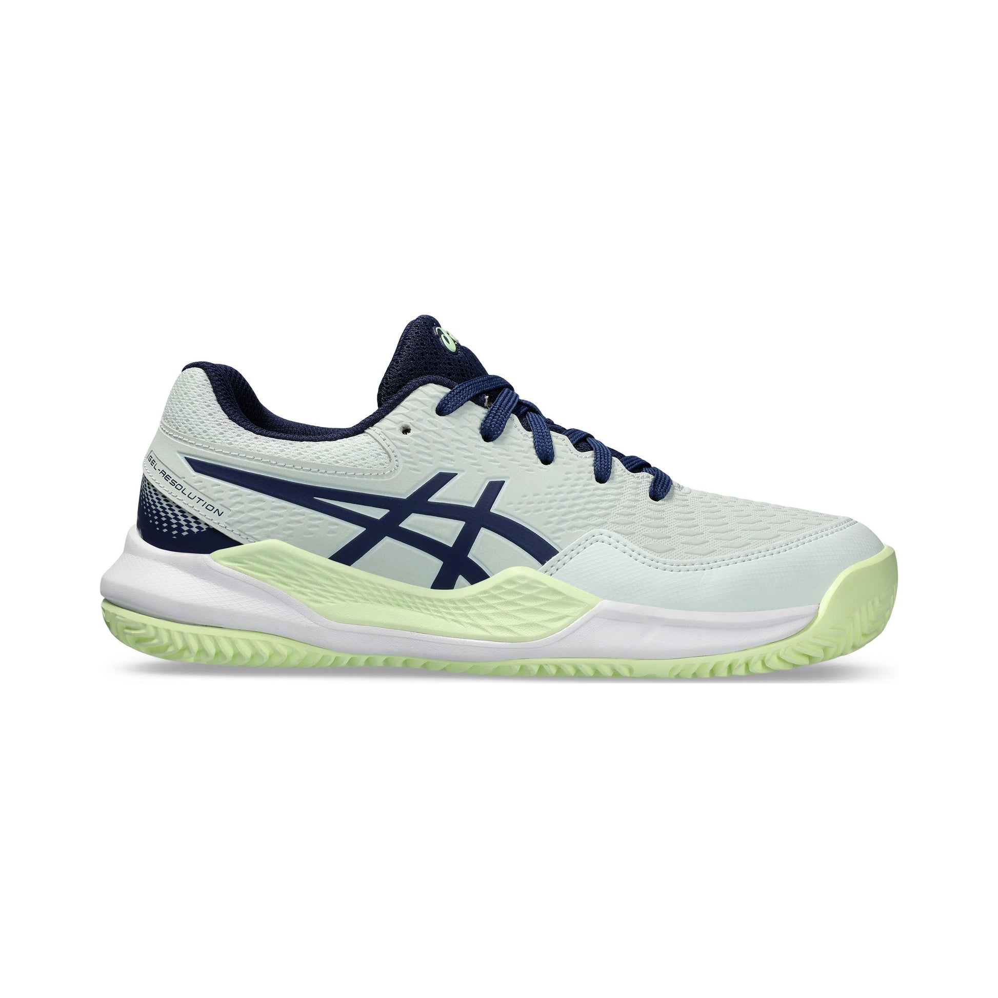 ASICS Gel-Resolution 9 GS buty do tenisa ziemnego Dzieci - miętowy, ciemnoniebieski