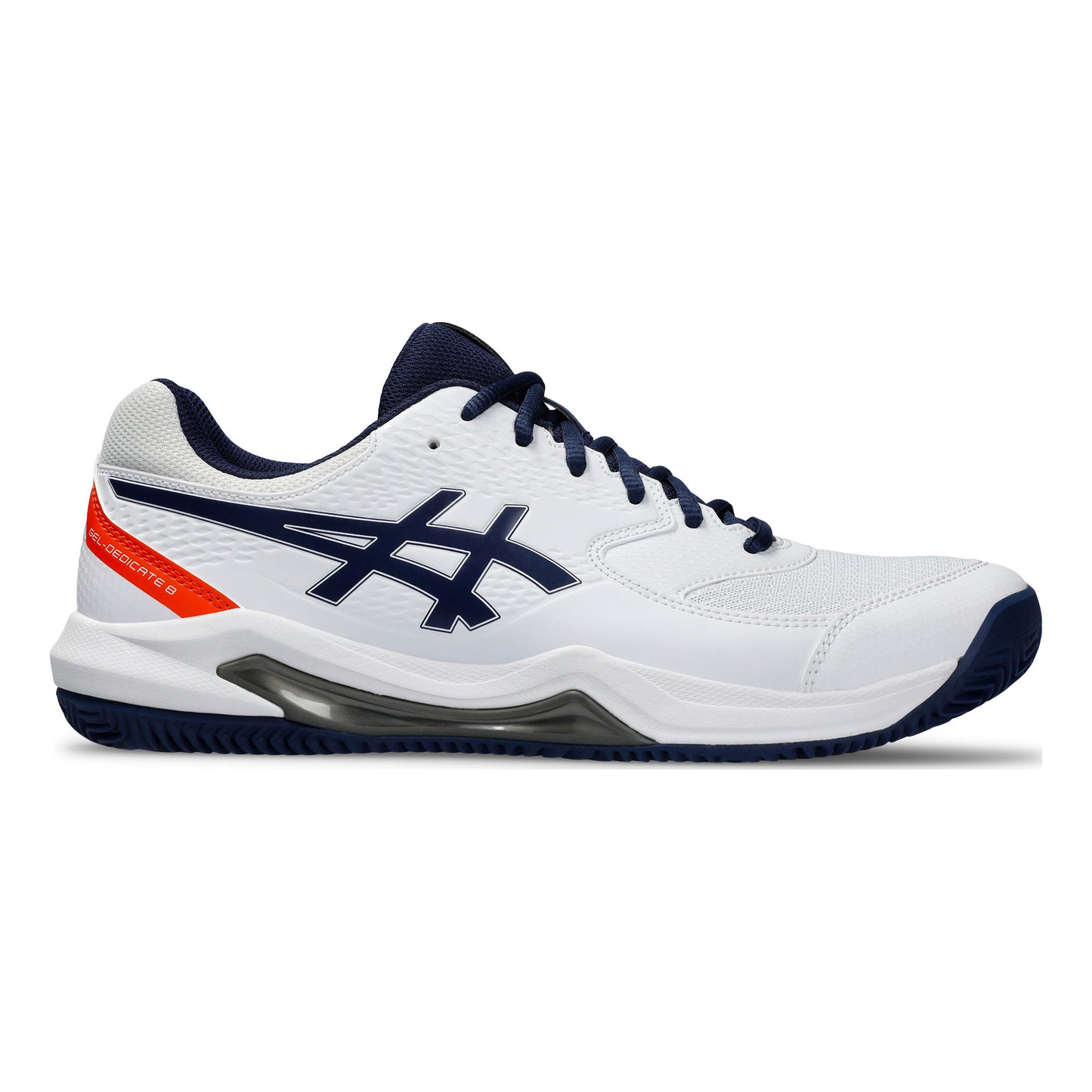 ASICS Gel-Dedicate 8 buty do tenisa ziemnego Mężczyźni - biały, ciemnoniebieski