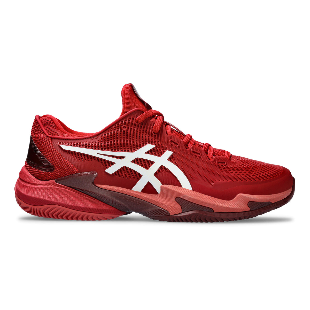 ASICS Court FF 3 Novak buty do tenisa ziemnego Mężczyźni - czerwony