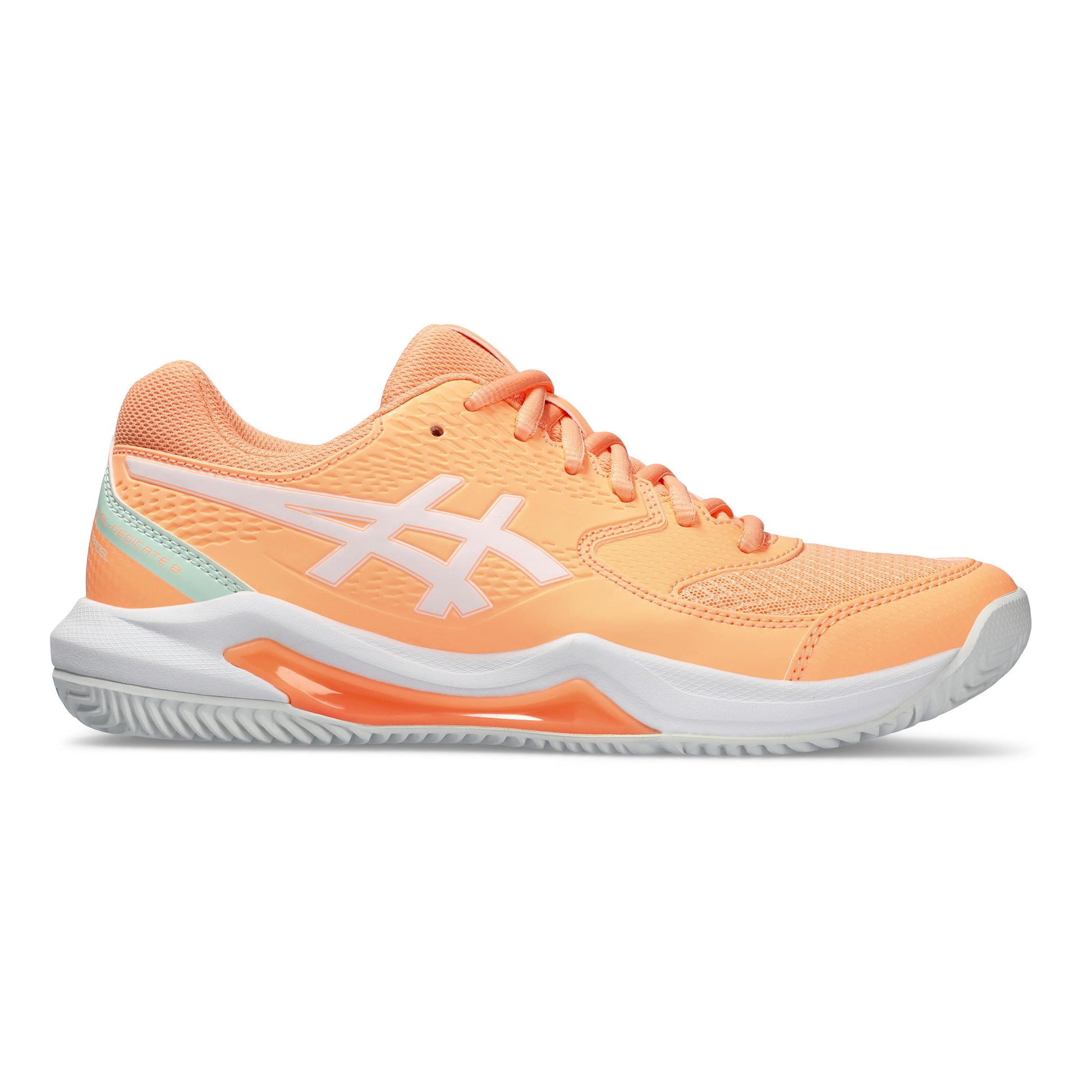 ASICS Gel-Dedicate 8 But do padla Kobiety - morela, biały