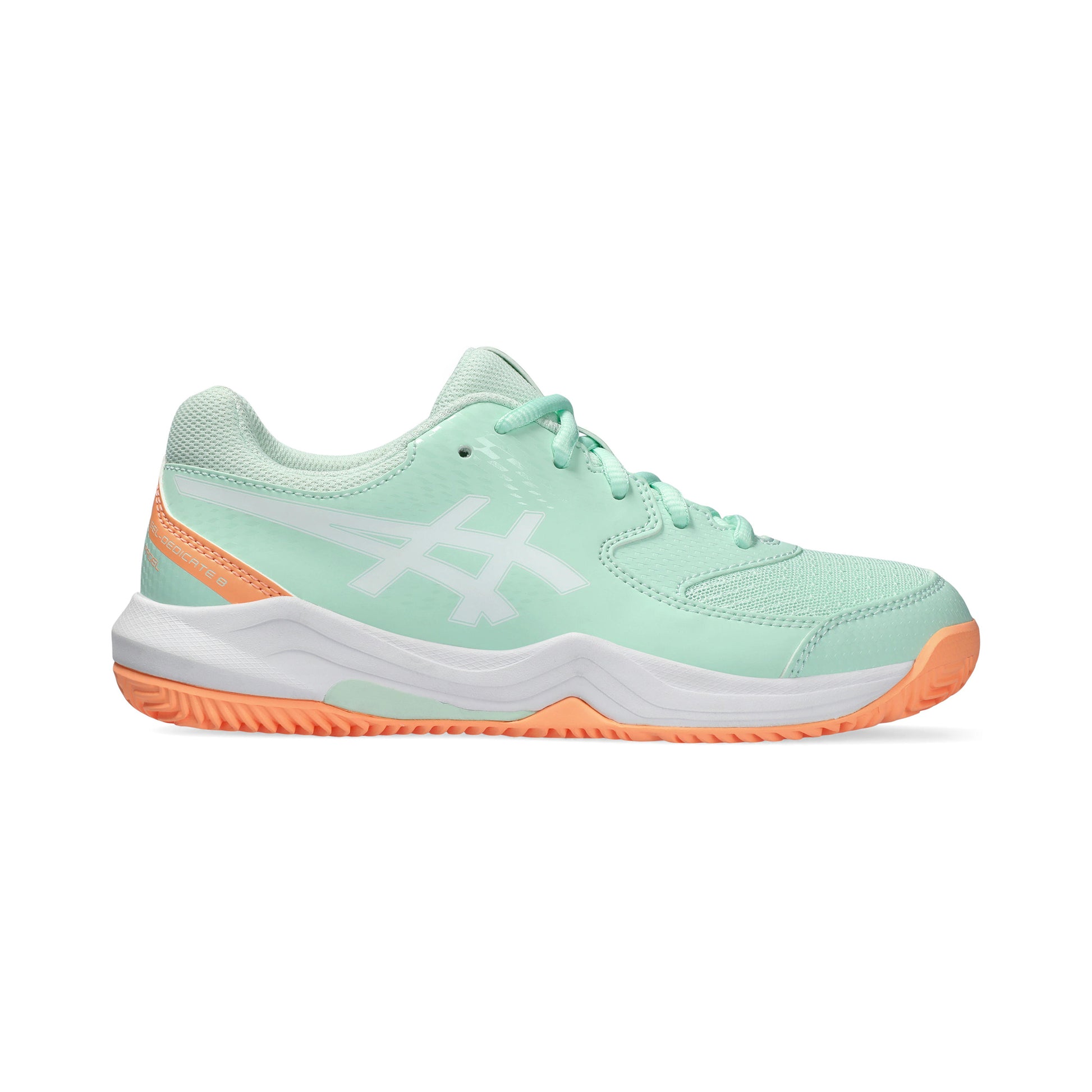 ASICS GEL-DEDICATE 8 PADEL GS But do padla Dzieci-mięta, biały