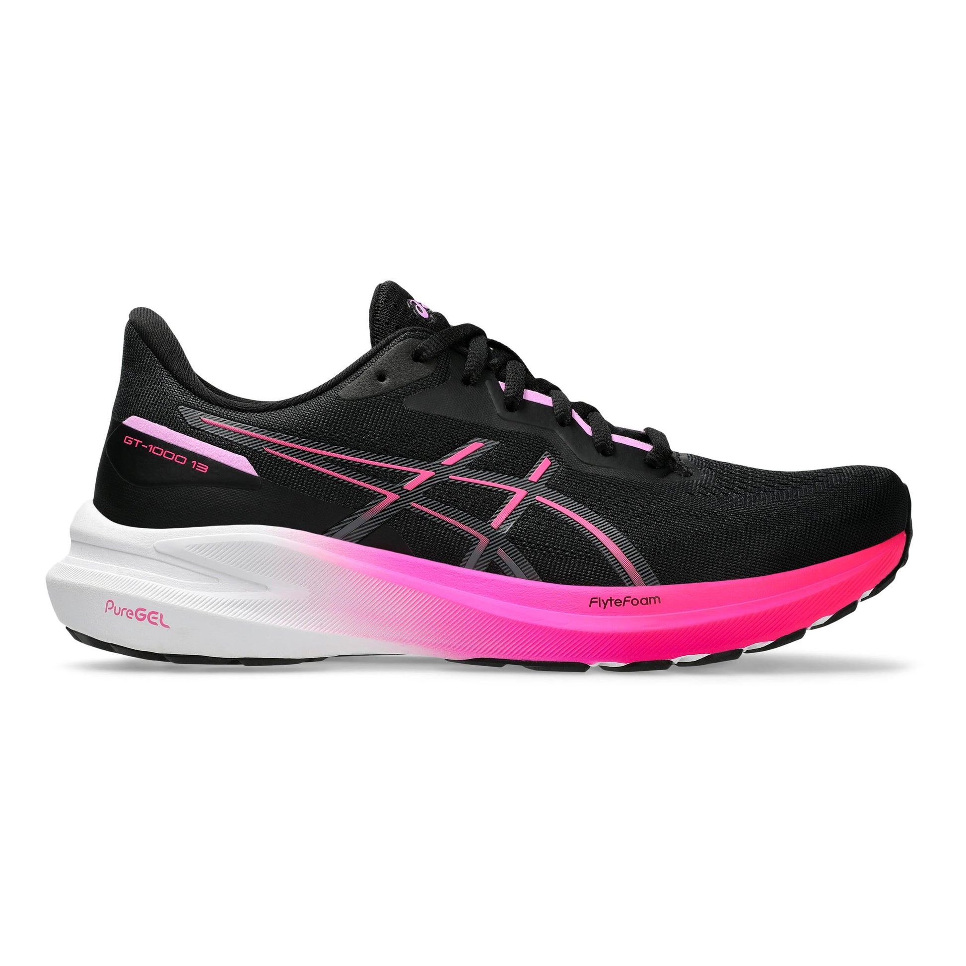 ASICS GT-1000 13 But stabilizujący Kobiety - czarny, różowy