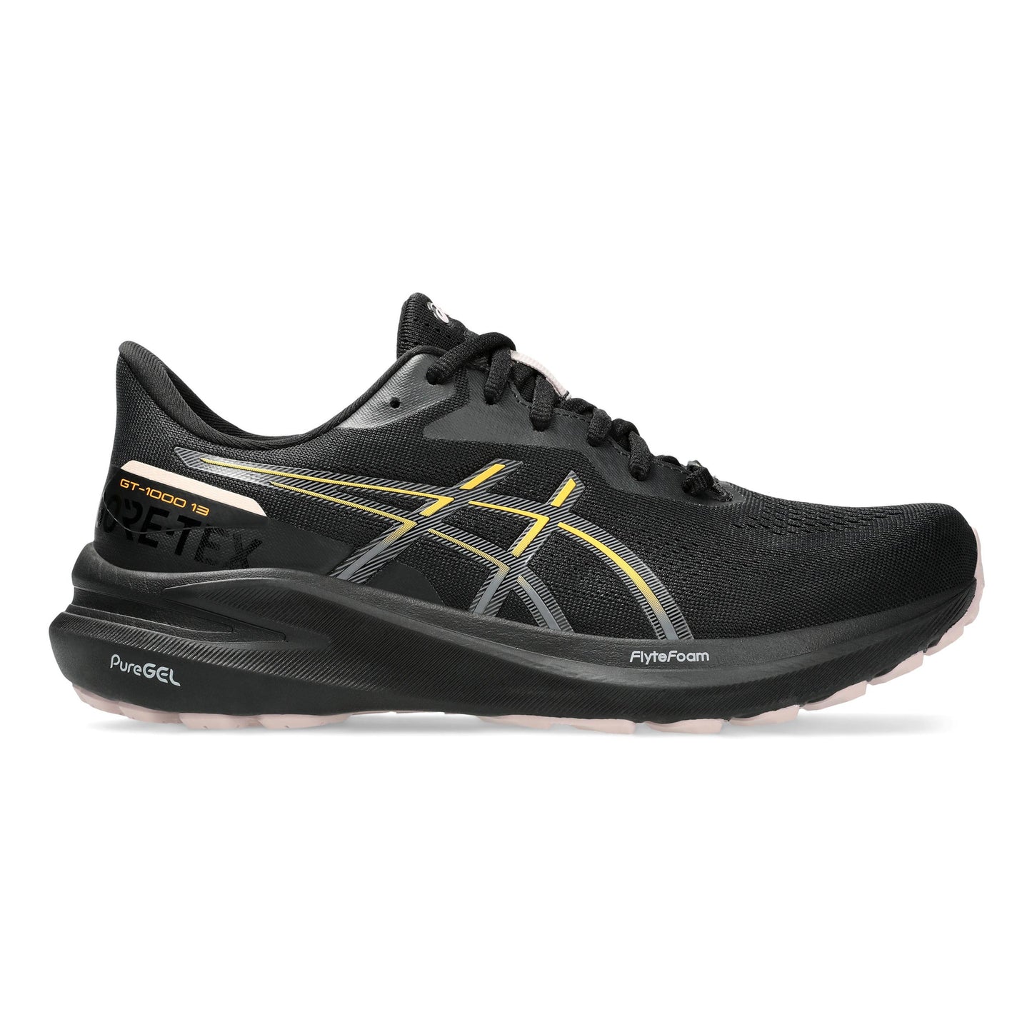 ASICS GT-1000 13 GTX But stabilizujący Kobiety - czarny, pomarańczowy