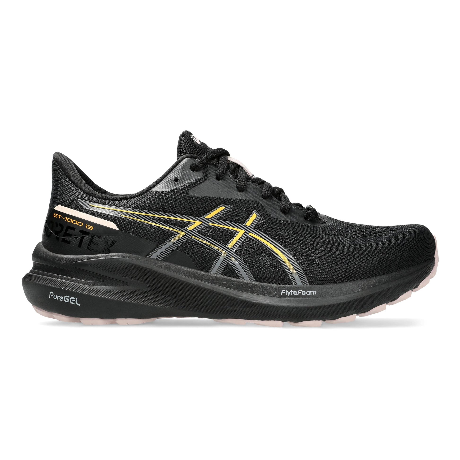 ASICS GT-1000 13 GTX But stabilizujący Kobiety - czarny, pomarańczowy