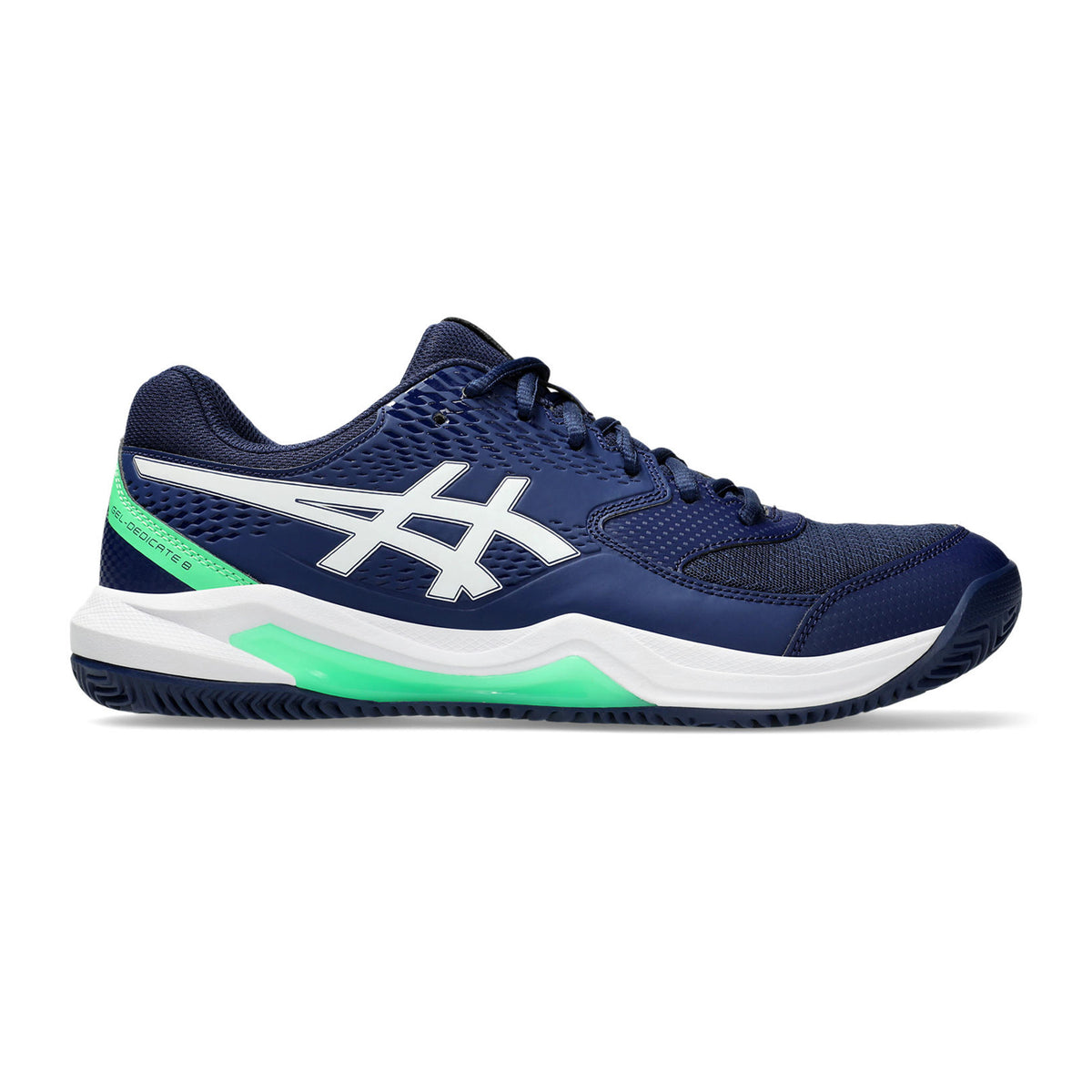 ASICS Gel-Dedicate 8 buty do tenisa ziemnego Mężczyźni - ciemnoniebieski, zieleń