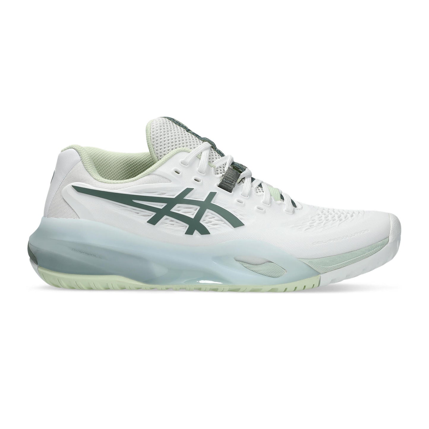 ASICS Gel-Resolution X buty do tenisa allcourt Kobiety - biały, niebiesko-szary