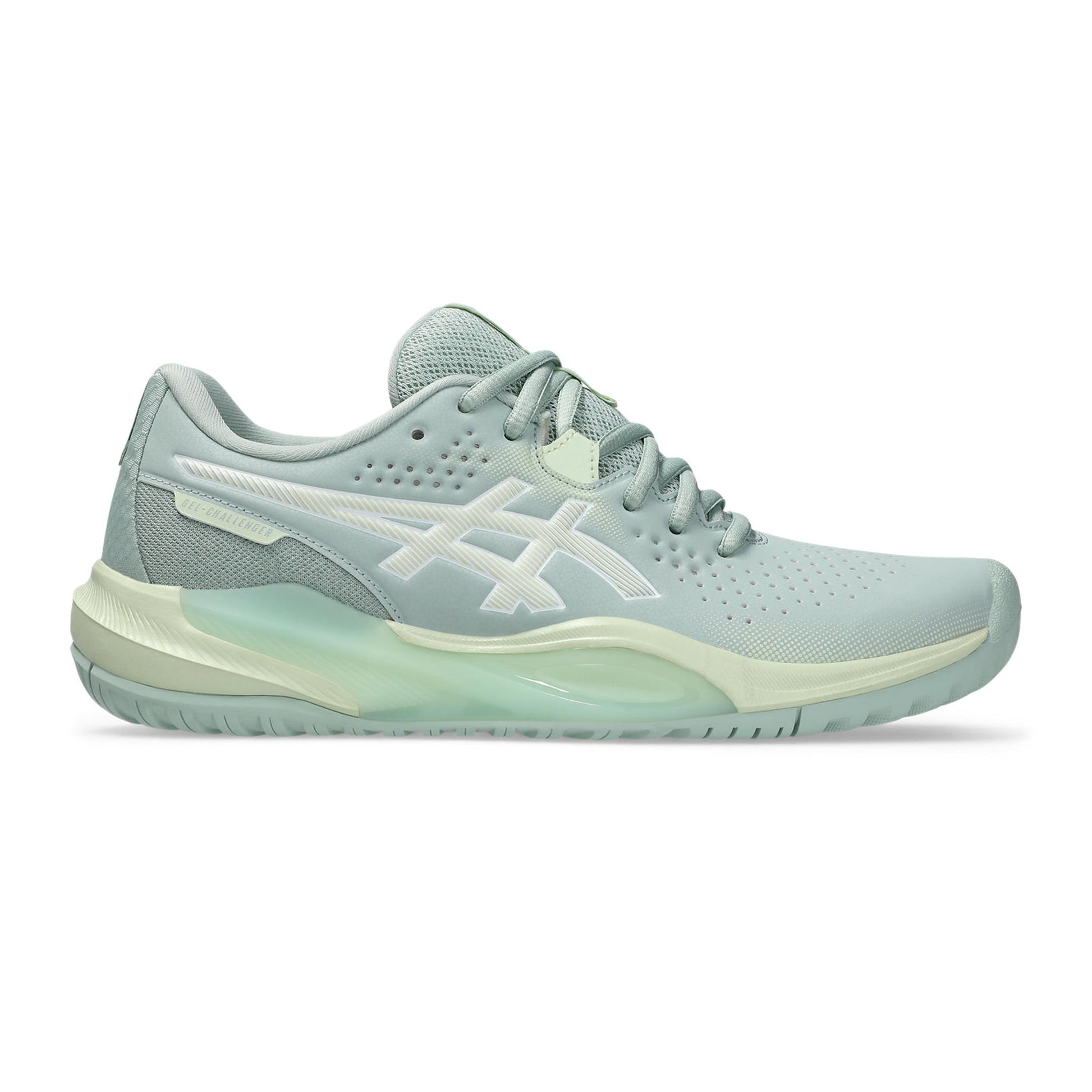 ASICS Gel-Challenger 15 buty do tenisa allcourt Kobiety - niebiesko-szary, limonka