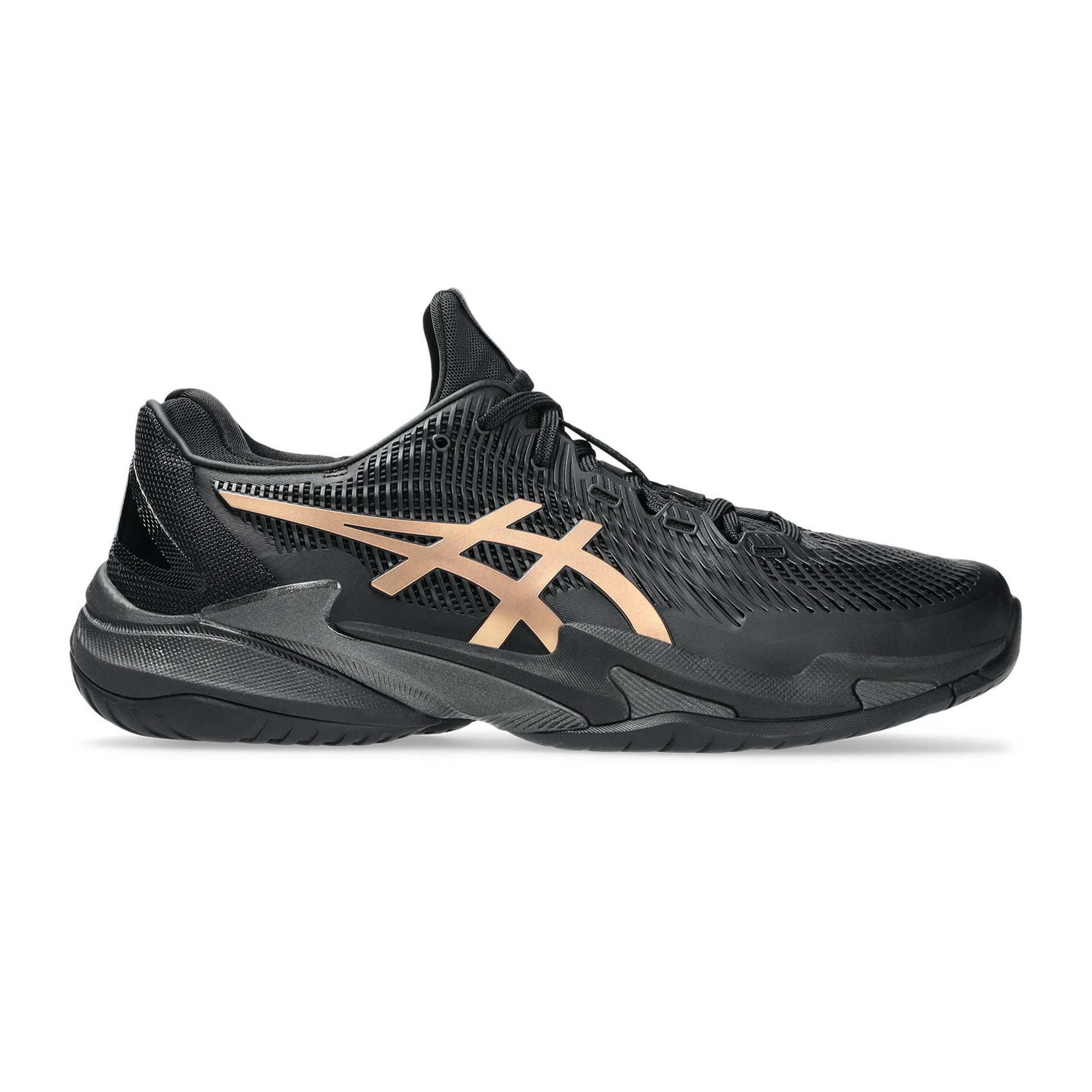 ASICS Court FF 3 Novak Night Energy buty do tenisa allcourt Mężczyźni - czarny, złoto