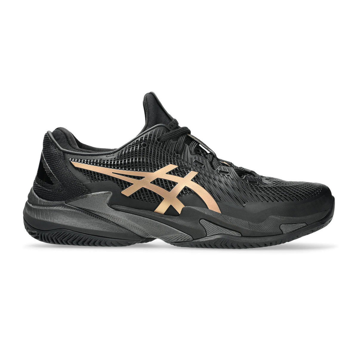 ASICS Court FF 3 Novak  Night Energy buty do tenisa ziemnego Mężczyźni - czarny, złoto