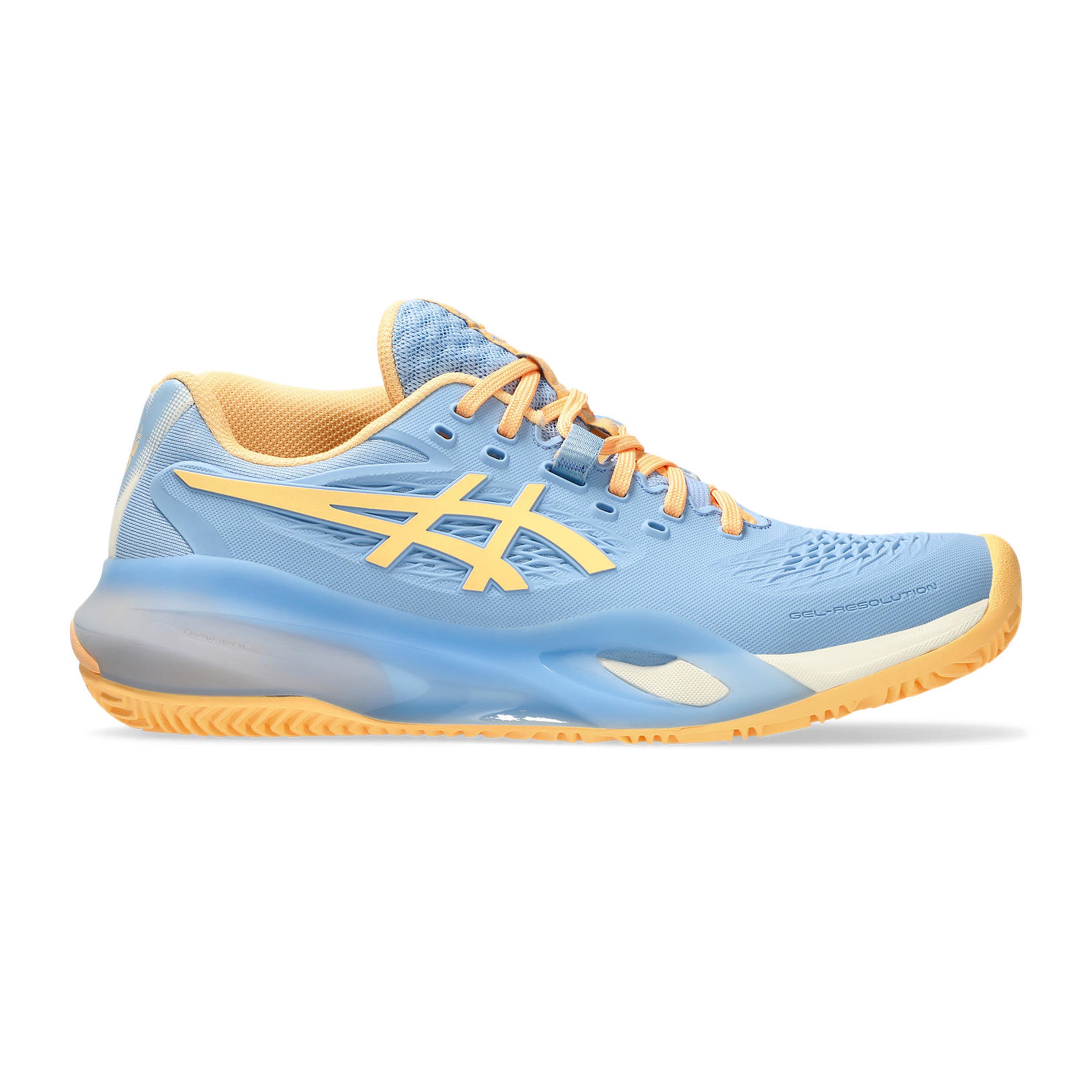 ASICS Gel-Resolution X But do padla Kobiety - niebiesko-szary, pomarańczowy
