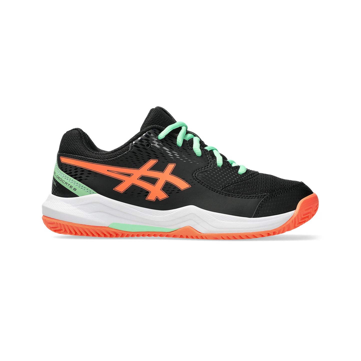 ASICS GEL-DEDICATE 8 PADEL GS But do padla Dzieci-czarny, koral