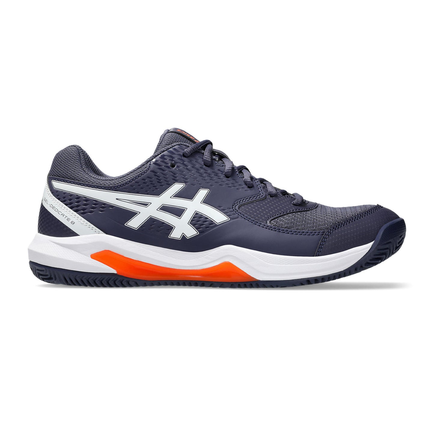 ASICS Gel-Dedicate 8 buty do tenisa ziemnego Mężczyźni - ciemnoniebieski, pomarańczowy
