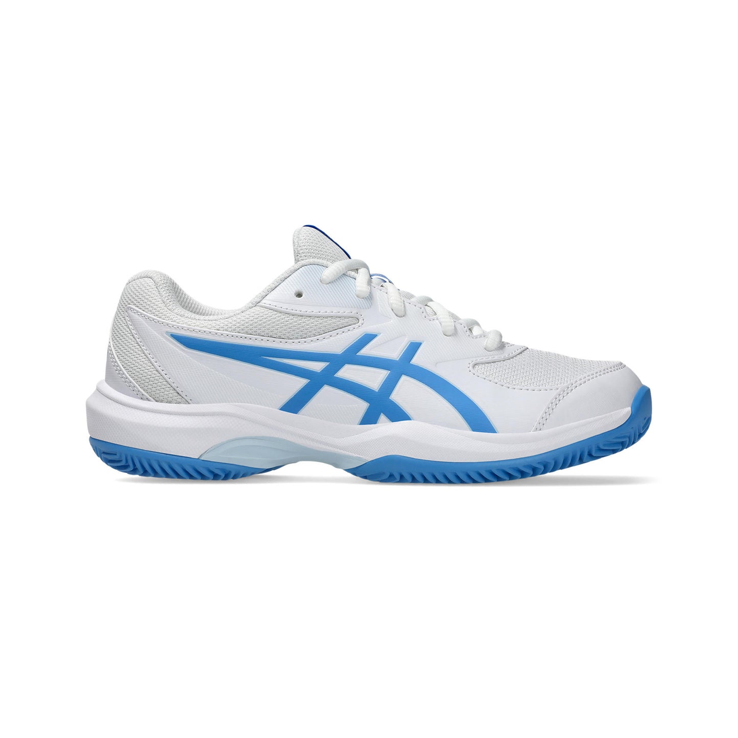 ASICS Gel-Game Gs/OC buty do tenisa ziemnego Dzieci - biały, niebieski