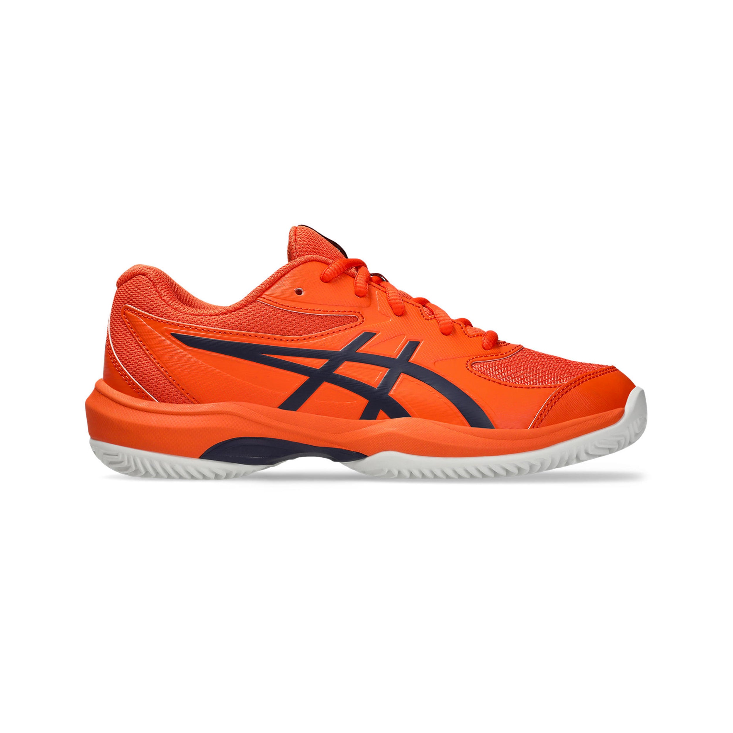 ASICS Gel-Game Gs/OC buty do tenisa ziemnego Dzieci - pomarańczowy, ciemnoniebieski