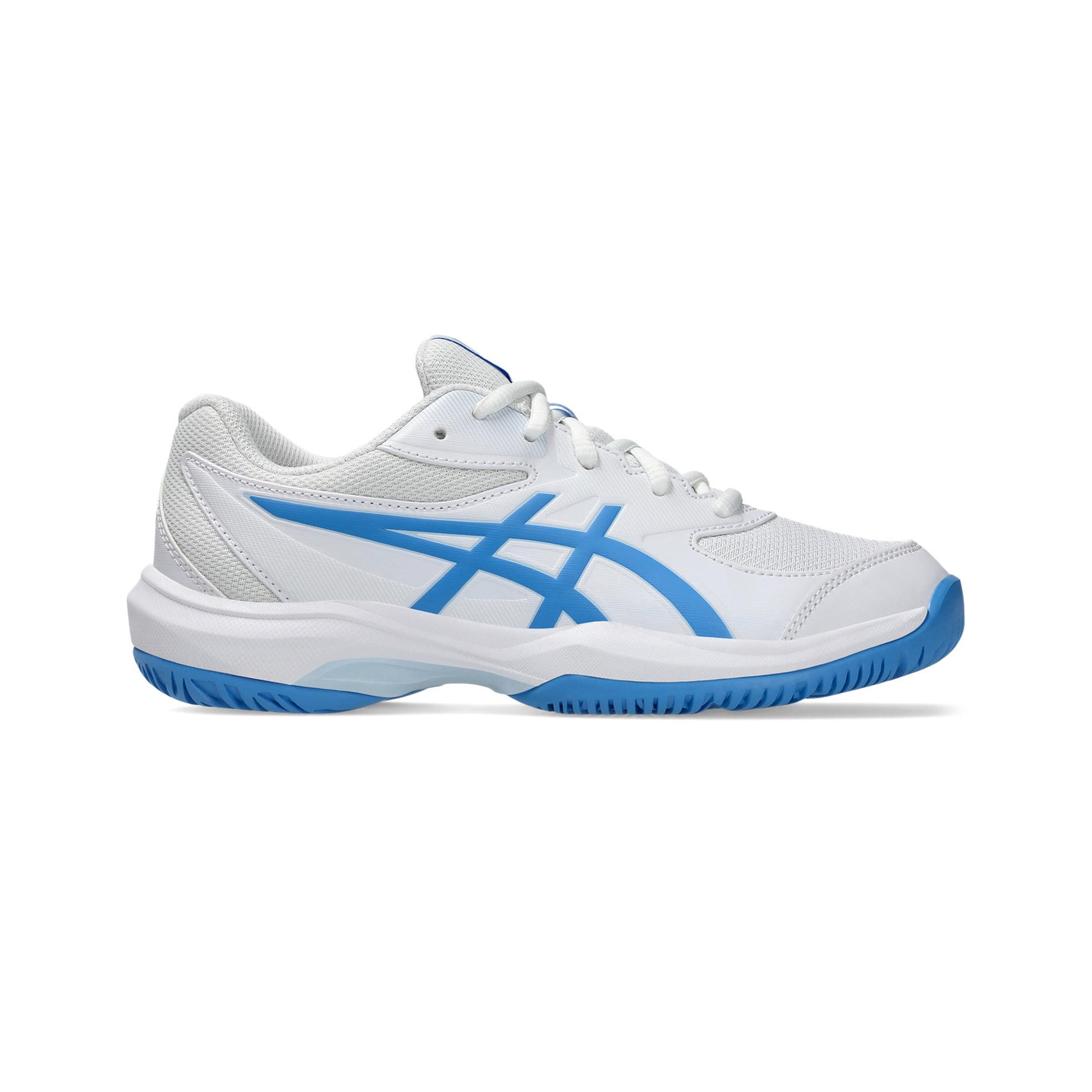 ASICS Gel-Game buty do tenisa allcourt Dzieci - biały, niebieski